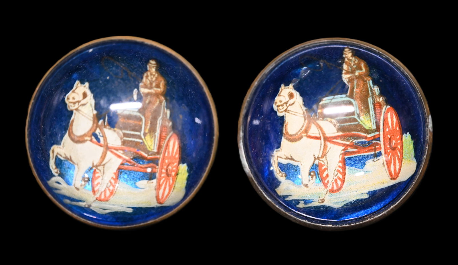 Matching Set of Horse Bridle Rosette's. (1 of 6)