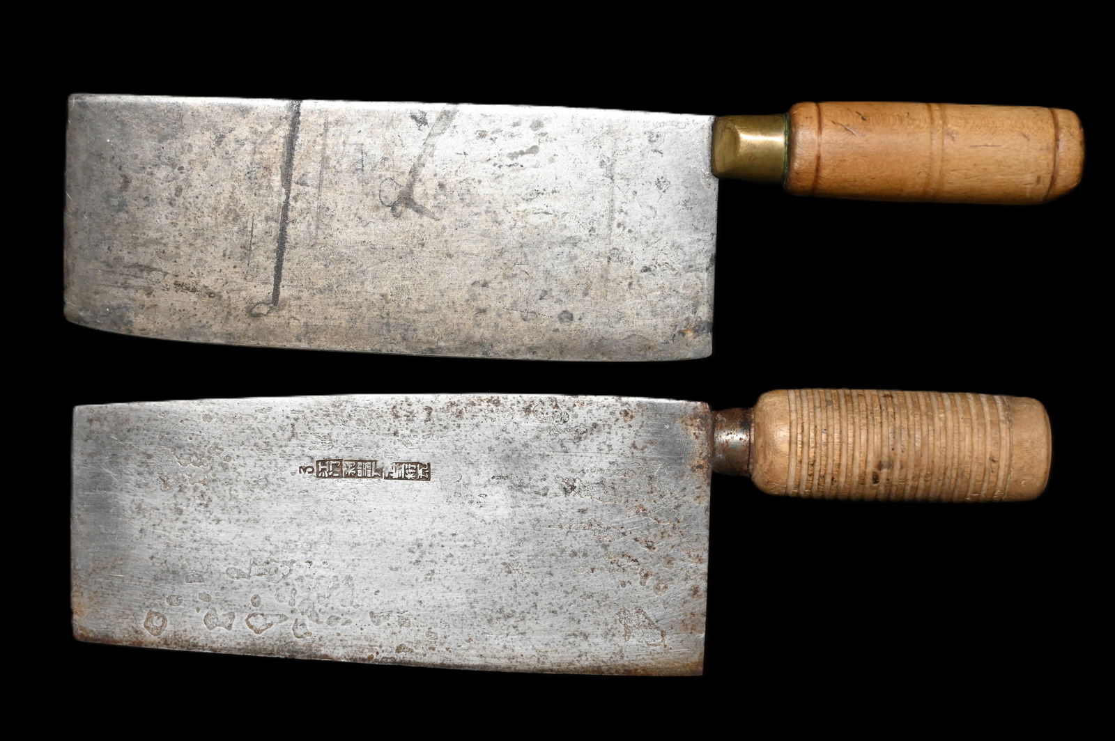 2 Vintage Meat Cleavers 12" Longest. (1 of 5)