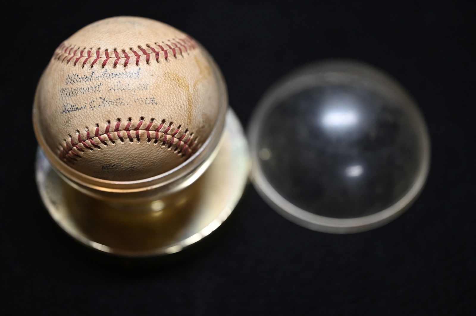 Very old Baseball with signatures on it. (1 of 6)