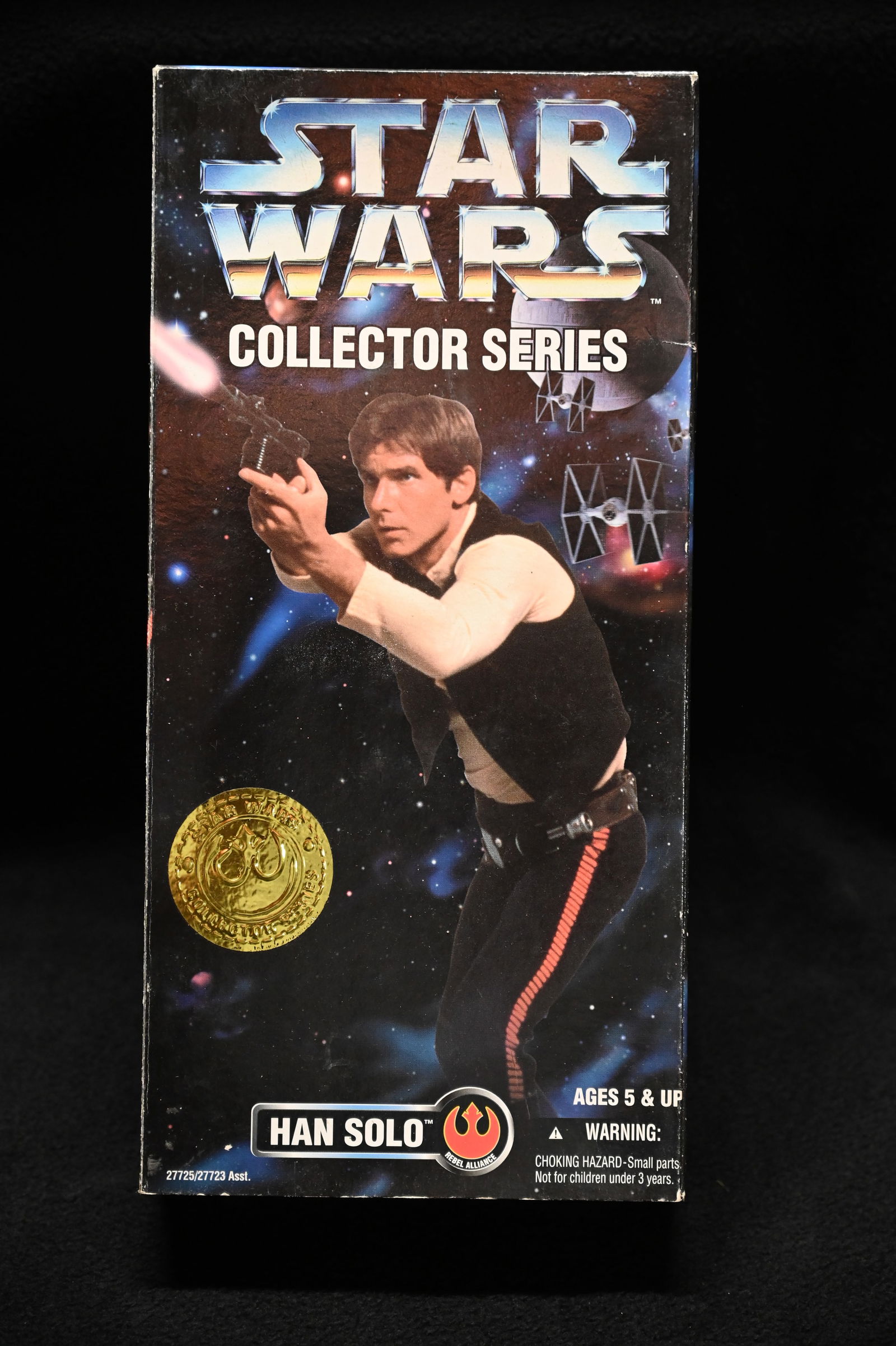 1996 Star Wars Collector Series Han Solo Figure Produced by Kenner and sealed.: 1996 Star Wars Collector Series Han Solo Figure Produced by Kenner and sealed.