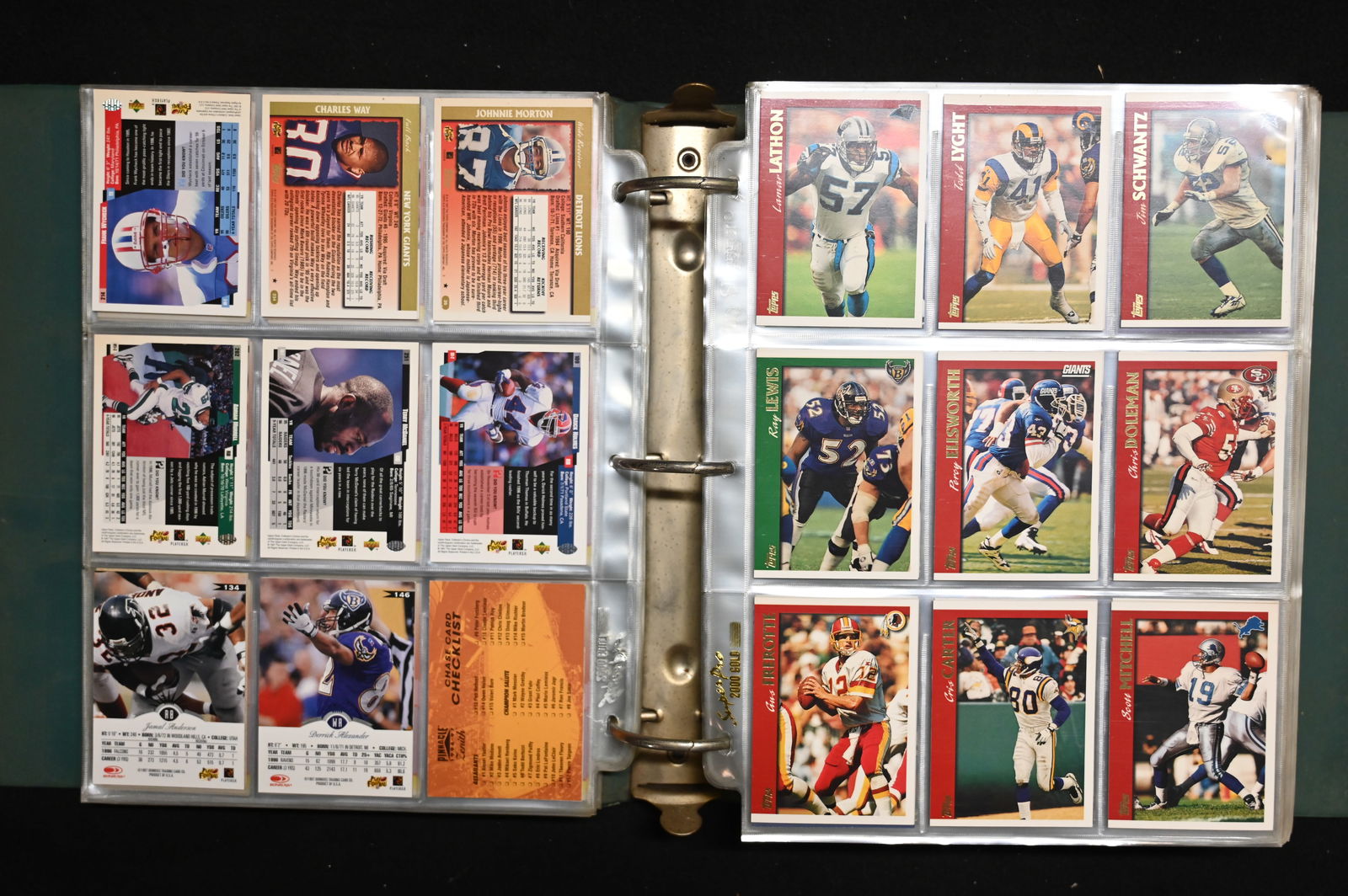 Football Cards 1990's Approx. 100 Pages. (1 of 6)