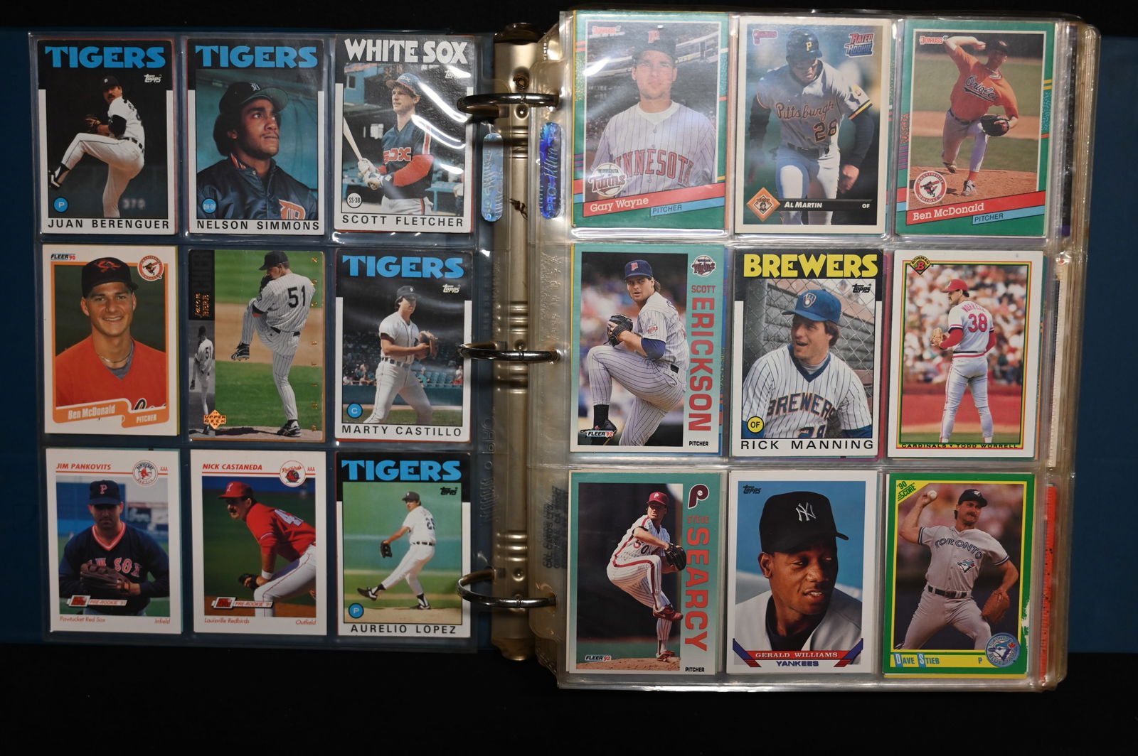 Baseball Cards 1980's & 90's Approx. 65 Pages. (1 of 7)