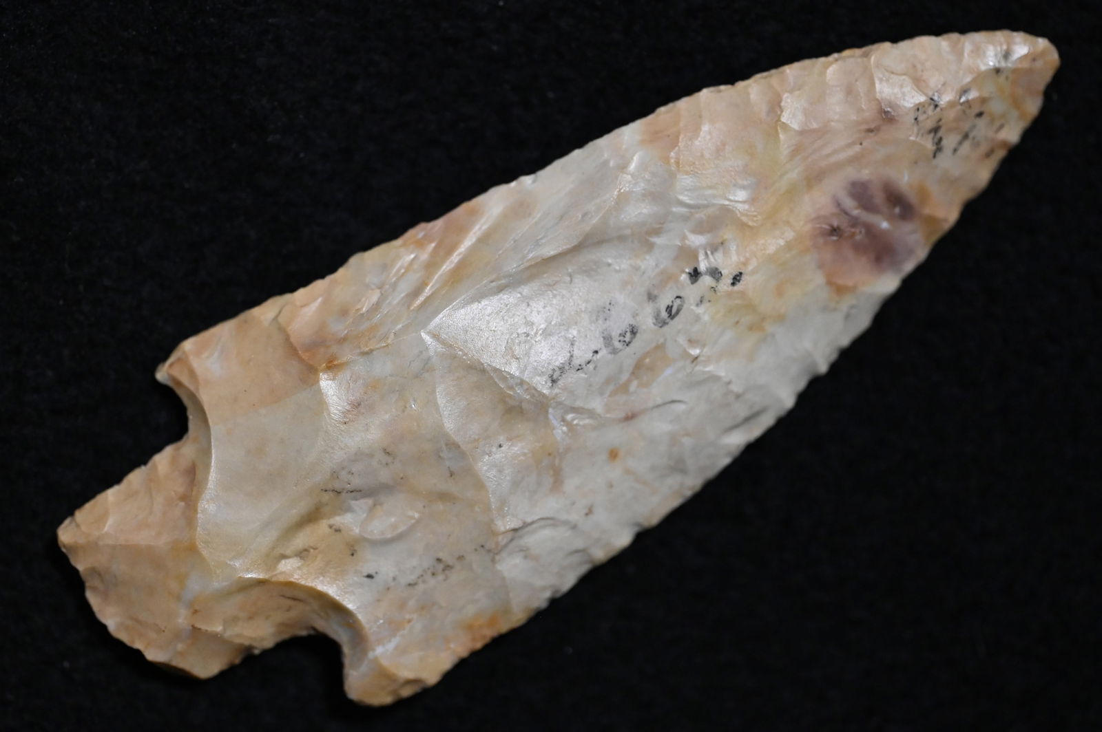 4 3/16" Etley Arrowhead Found in Howard Co. Missouri. (1 of 5)