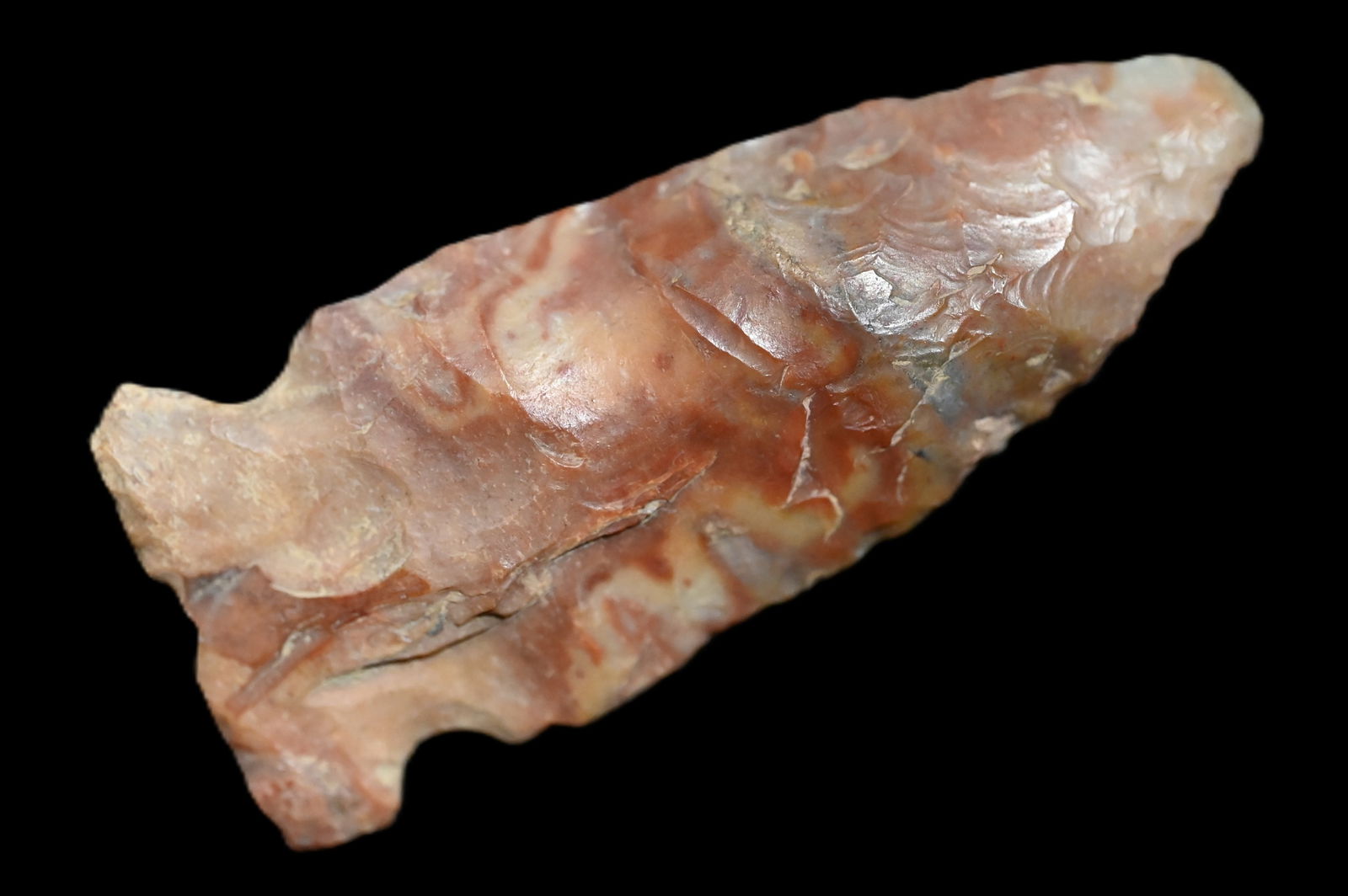 2 9/16" Big Sandy Arrowhead Found in KY/TN/IN area Ex: Phillip Potter Collection.: 2 9/16" Big Sandy Arrowhead Found in KY/TN/IN area Ex: Phillip Potter Collection.