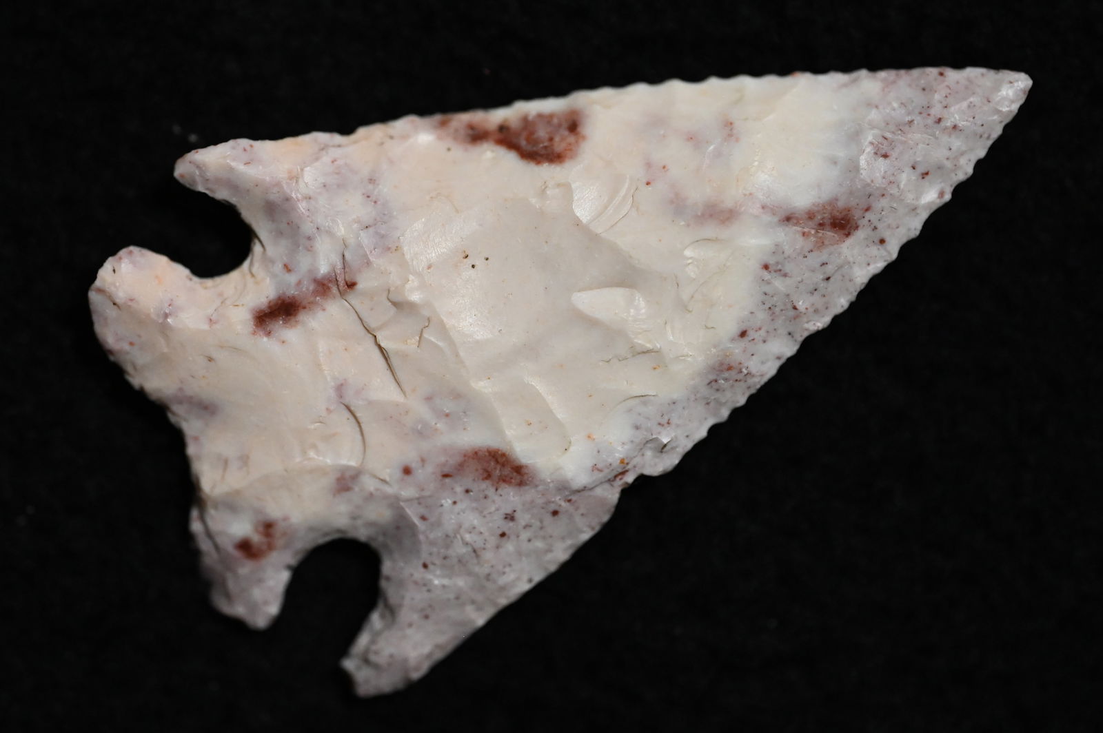 2 1/8" Pelican Lake Arrowhead Found in Ralls Co. Missouri.: 2 1/8" Pelican Lake Arrowhead Found in Ralls Co. Missouri.