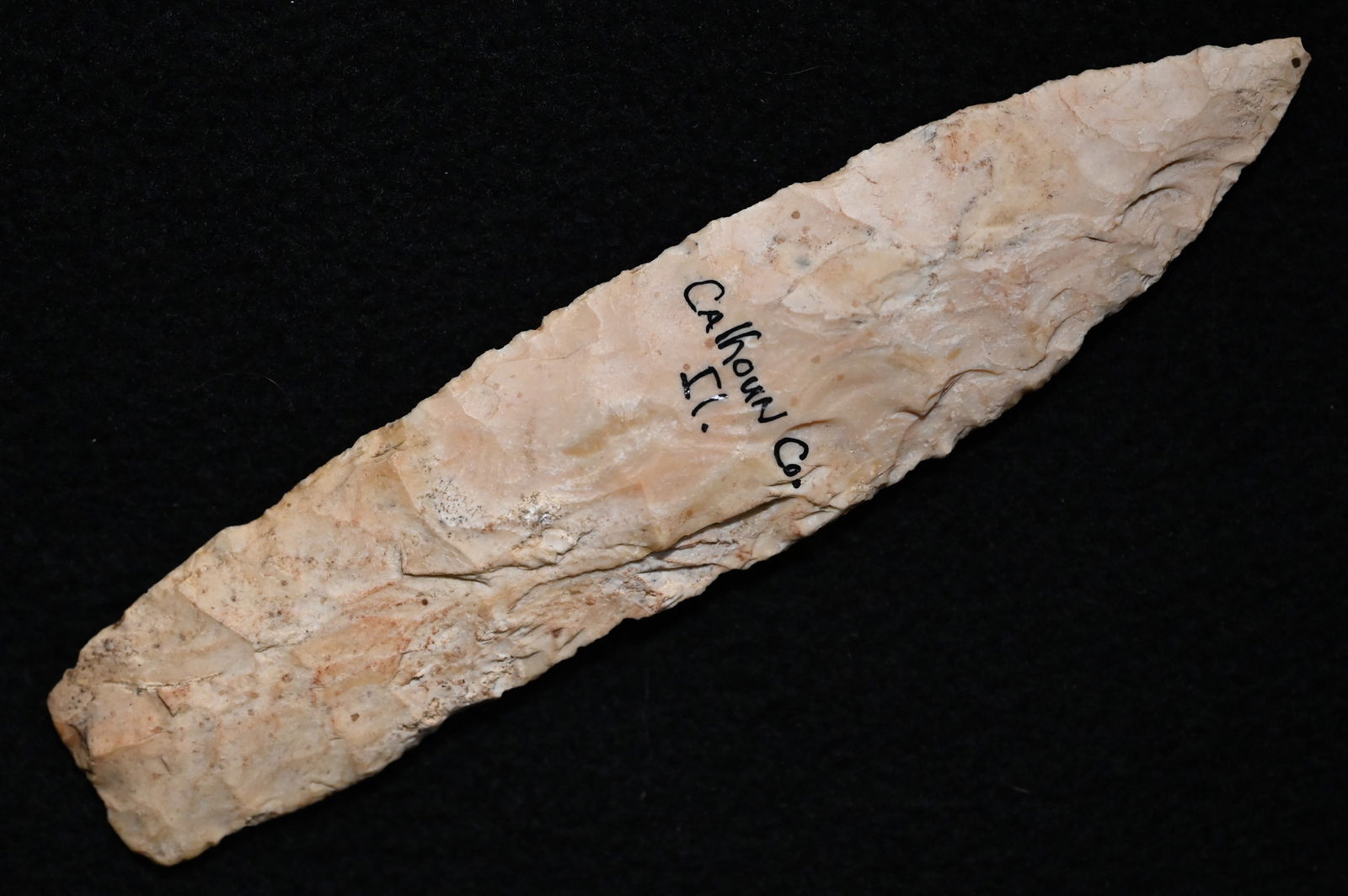 5 5/8" Sedalia Found in Calhoun Co. Illinois. Jerry Dickey COA.: 5 5/8" Sedalia Found in Calhoun Co. Illinois. Jerry Dickey COA.