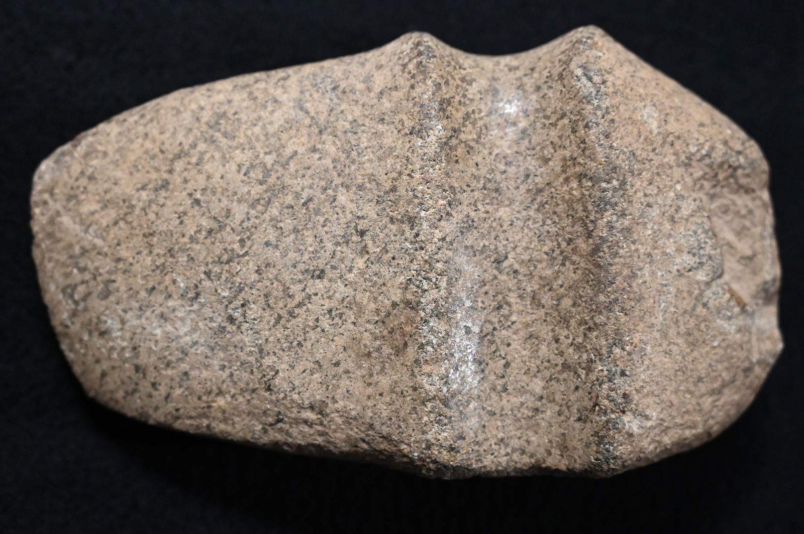 7 1/4" Granite 3/4 Groove Axe Found in McLean Co. Illinois by Terry Bourret. Roy Motley COA. Rare (1 of 9)