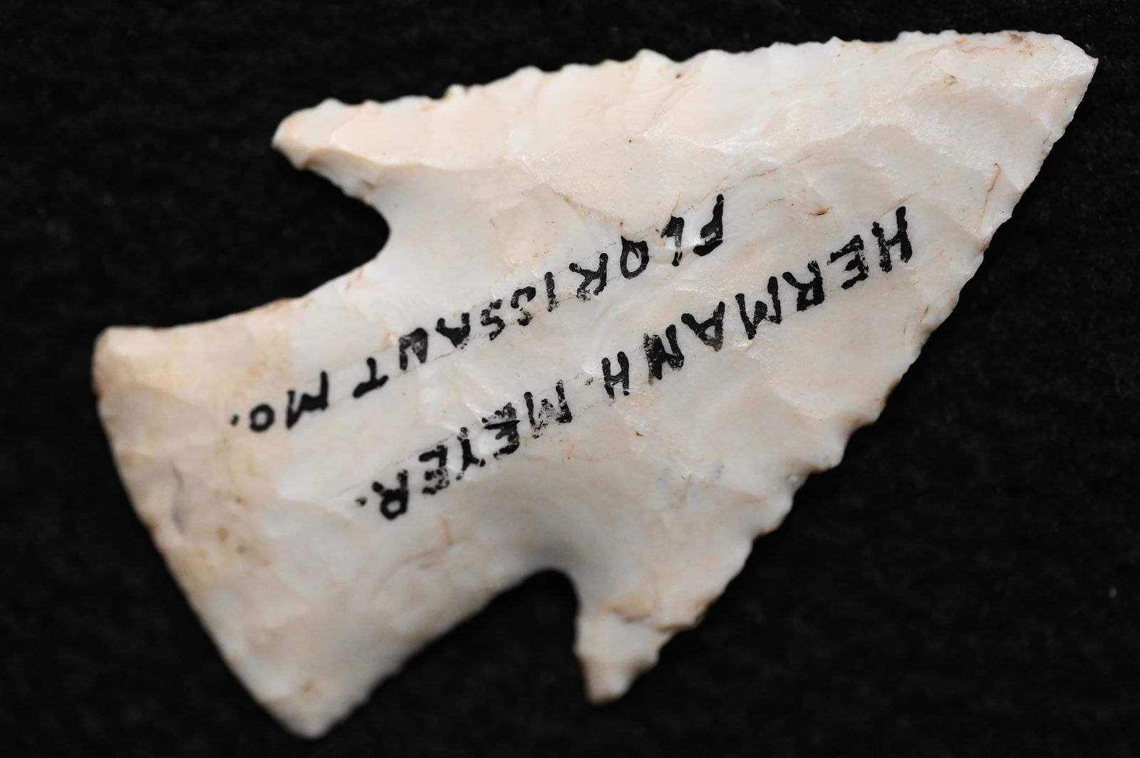 2 3/16" Hardin Found in St. Louis Co. Missouri Ex: Linton Fosterling Collection. Ryan Keele COA. (1 of 6)