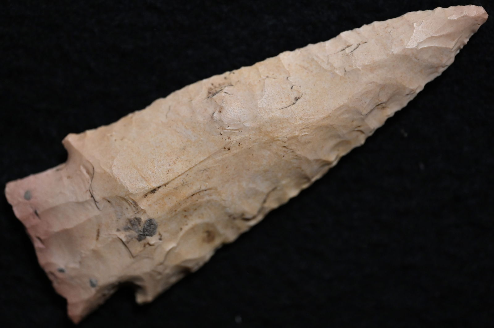 3 5/16" Hardin Arrowhead Found in Tennessee/Kentucky area. Ex: Walt McIntyre Collection. (1 of 5)