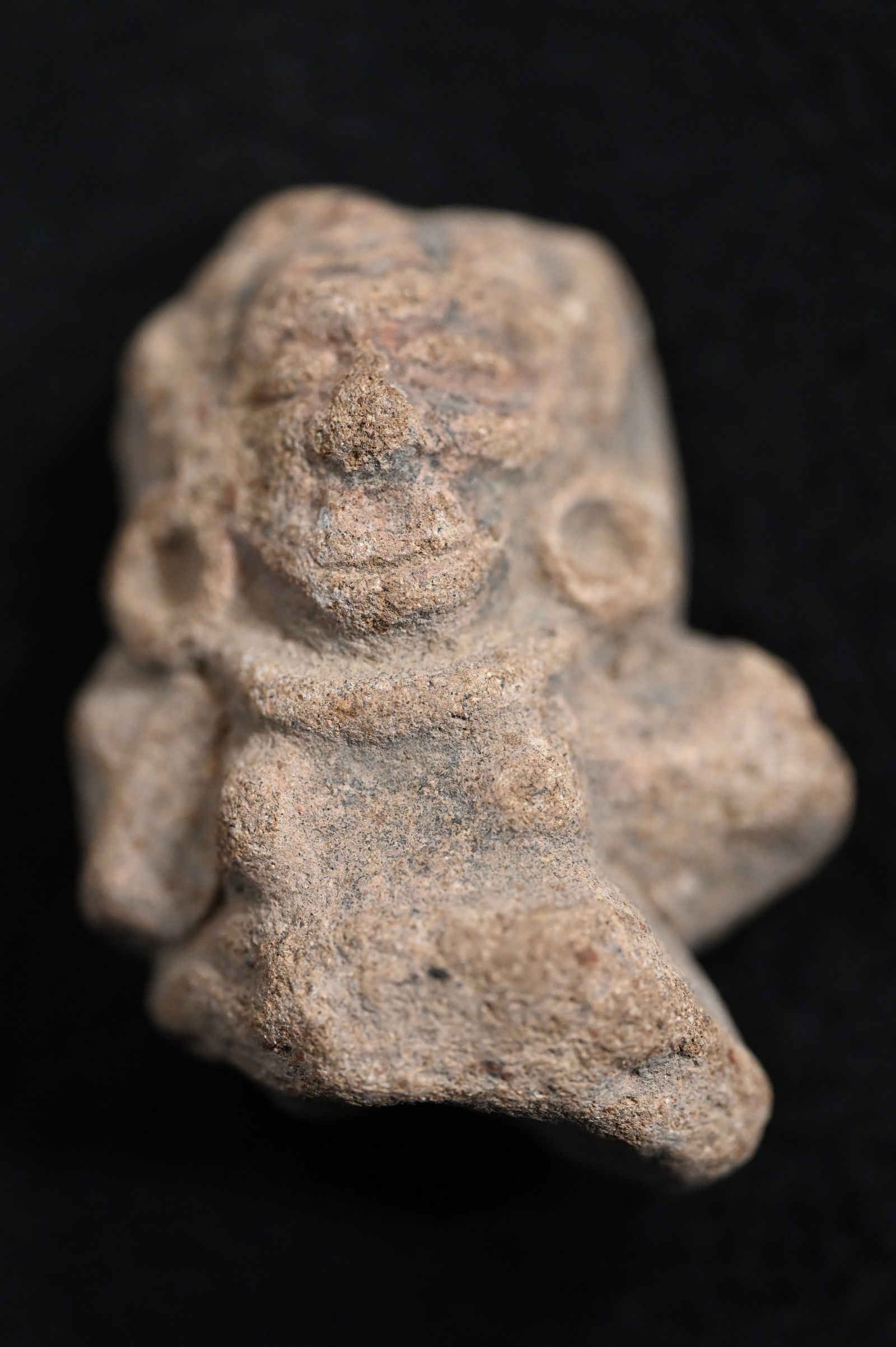 Pre-Columbian Colima 2 5/8"Terra Cotta Figure. (1 of 7)