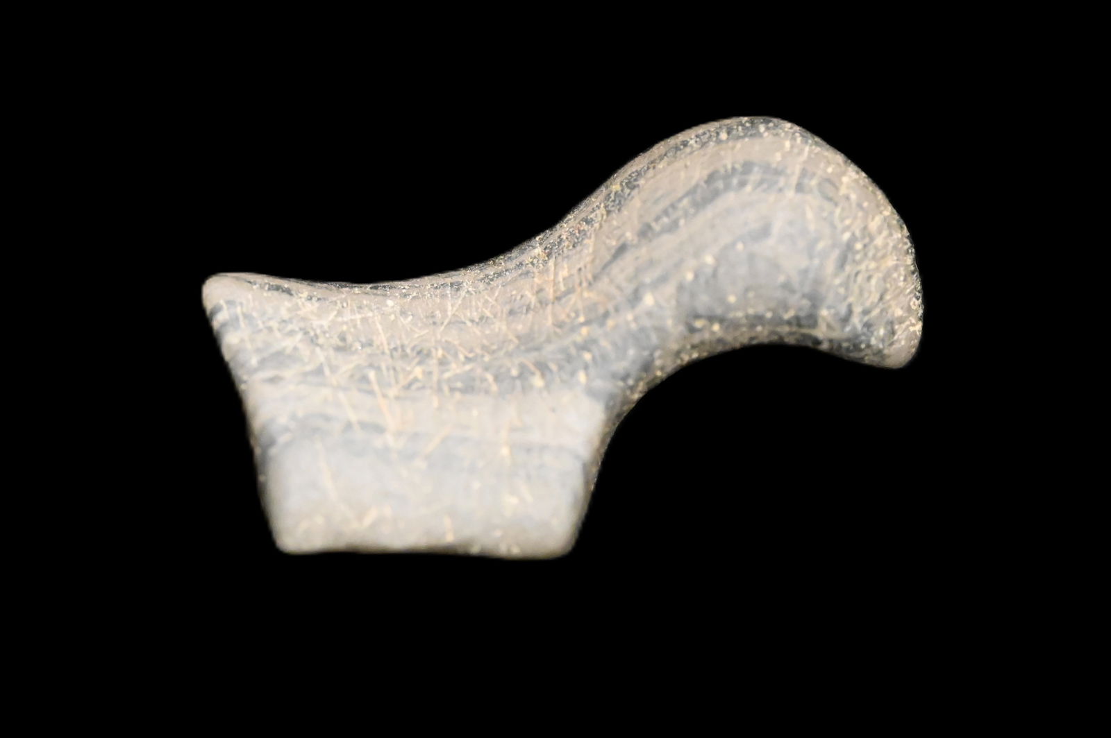 1 9/16" Slate Miniature Bird Stone Found in Indiana. (1 of 7)