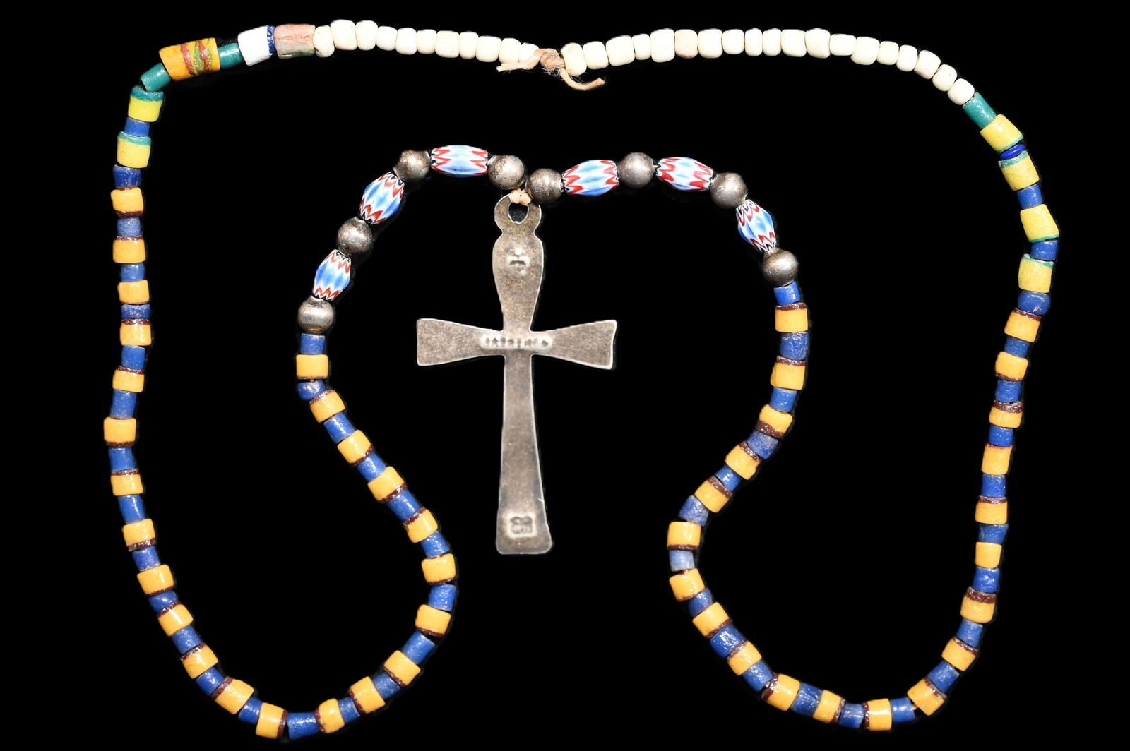 Hudson Bay Cross Necklace.: Hudson Bay Cross Necklace.