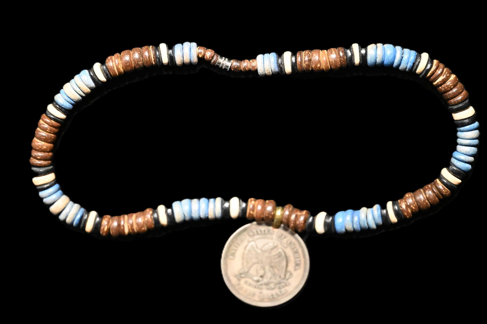 1871 Trade Dollar Necklace "Restrike".: 1871 Trade Dollar Necklace "Restrike".