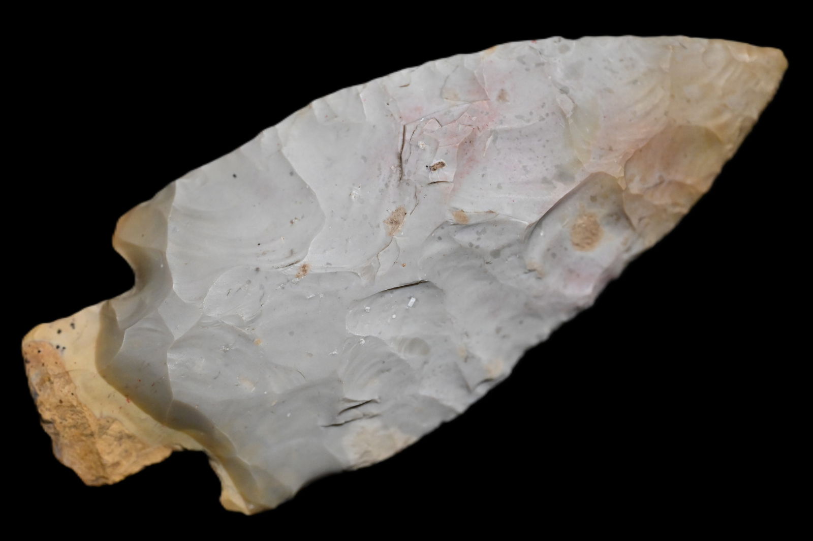 4 1/8" Etley Arrowhead Found in Pettis Co. Missouri. (1 of 5)