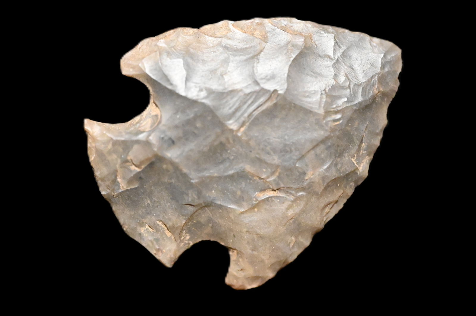 1 11/16" Snyders Arrowhead Found in Fulton Co. Illinois Dean Downing Collection. (1 of 5)