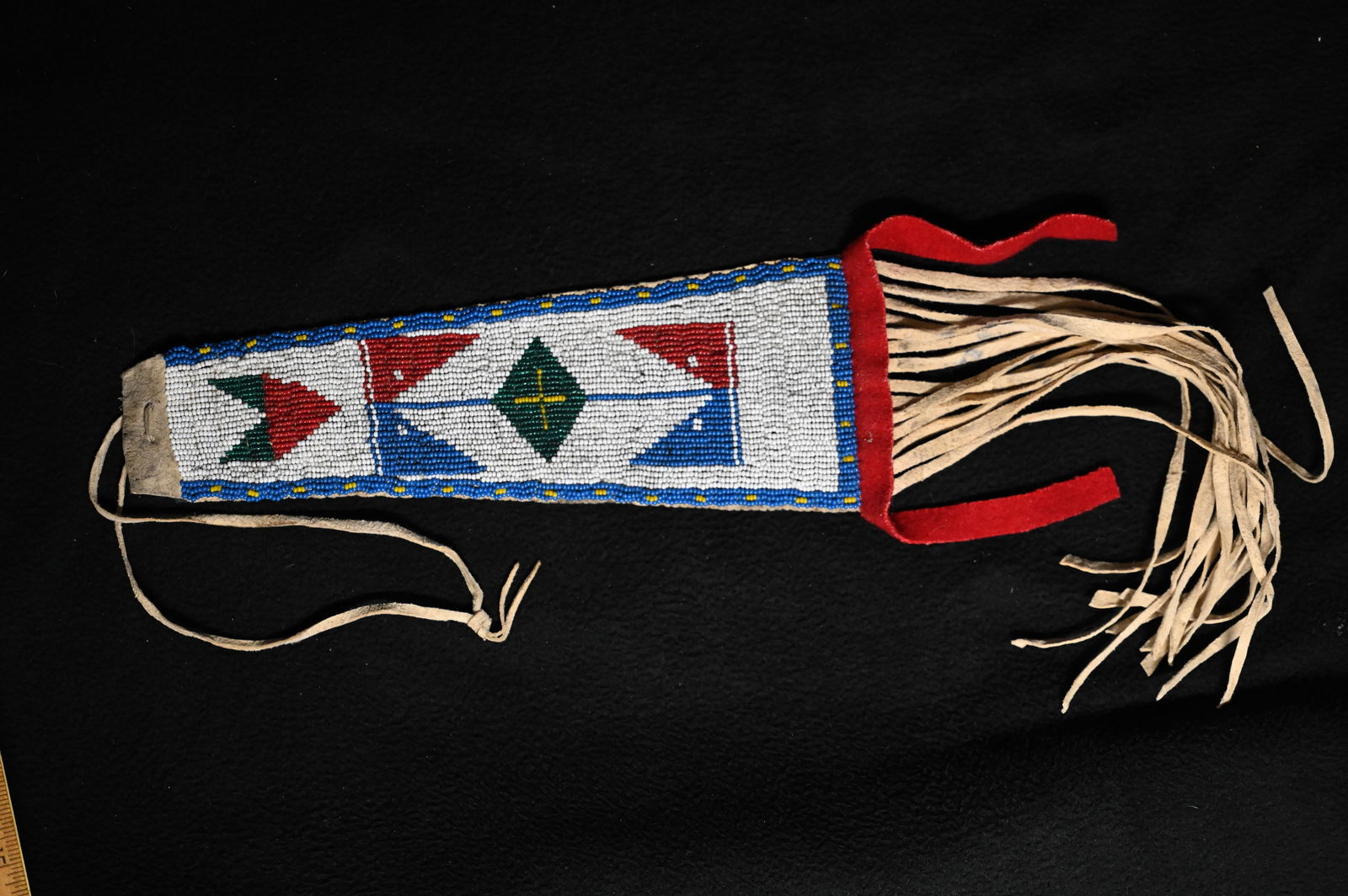 Beaded 10 1/2" Tomahawk Drop. - 2