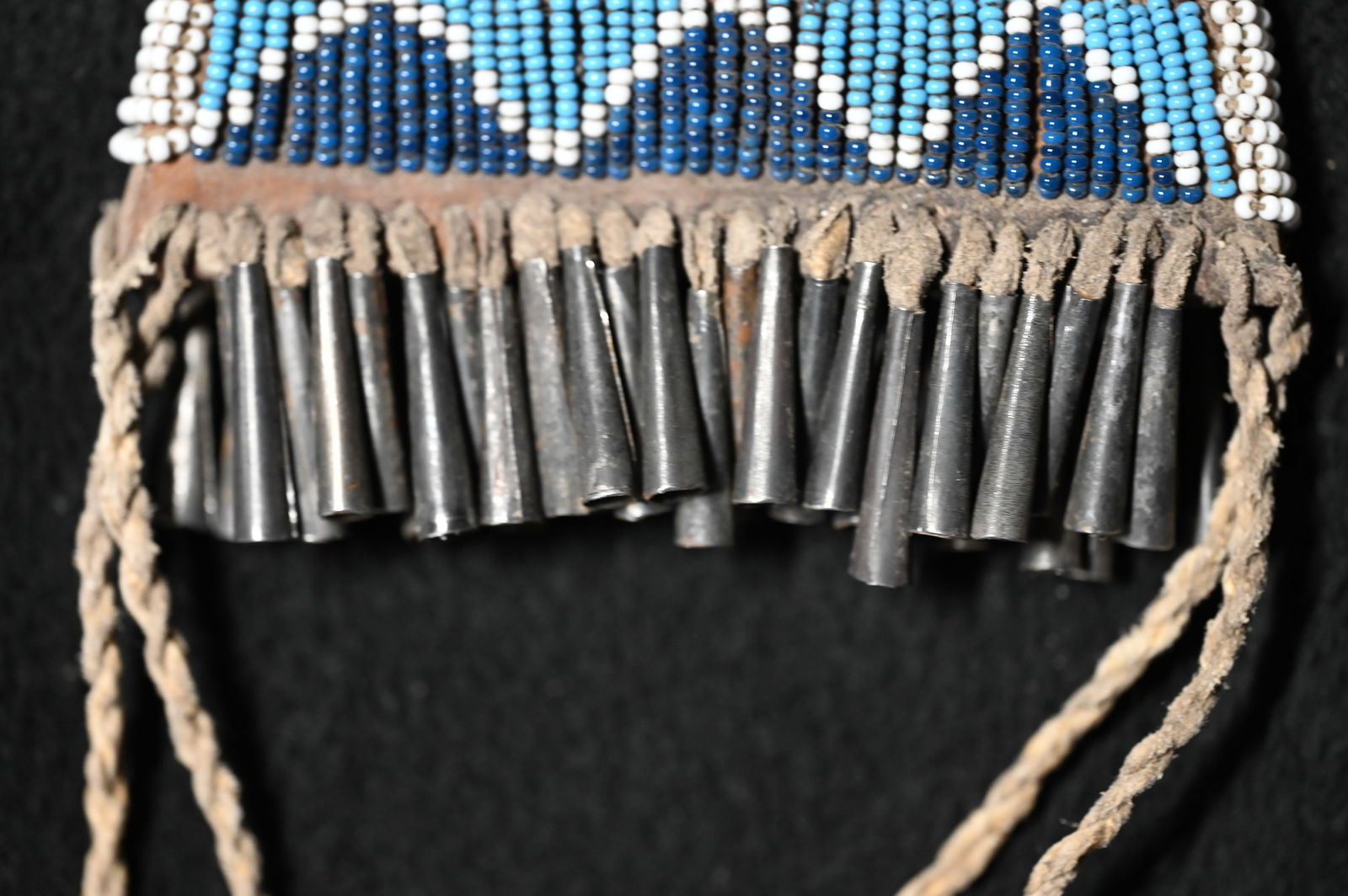 7" Beaded Strike-a-lite Bag. - 5