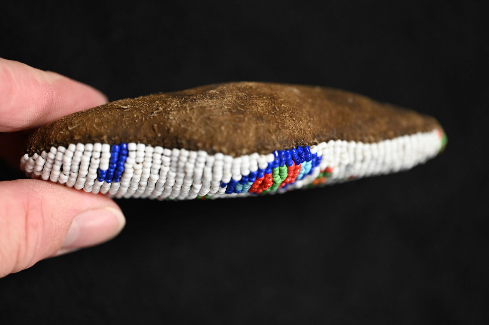 5" Beaded Buffalo Fetish. - 3