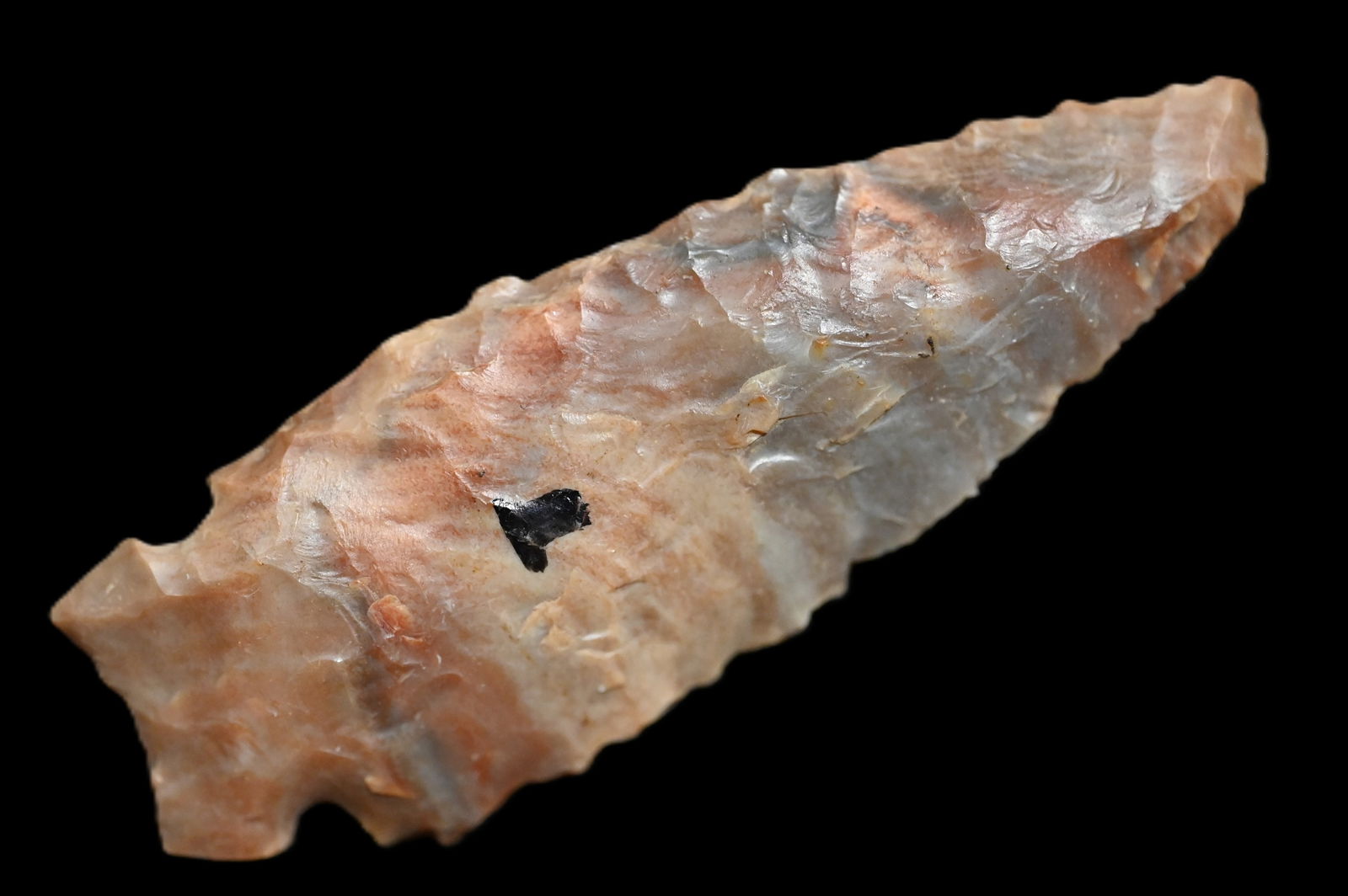 2 5/8" Colorful Newton Falls Found in Kentucky/Tennessee Ex: Walt McIntyre Collection.: 2 5/8" Colorful Newton Falls Found in Kentucky/Tennessee Ex: Walt McIntyre Collection.