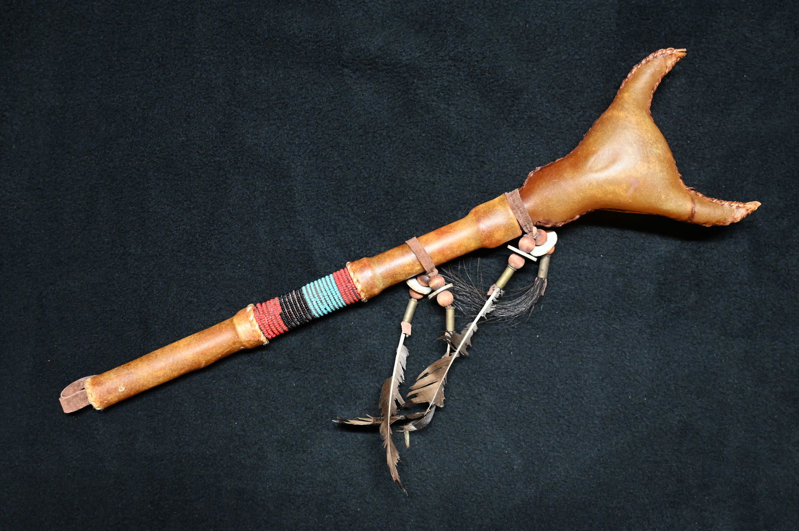 17" Buffalo Dance Rattle. (1 of 8)