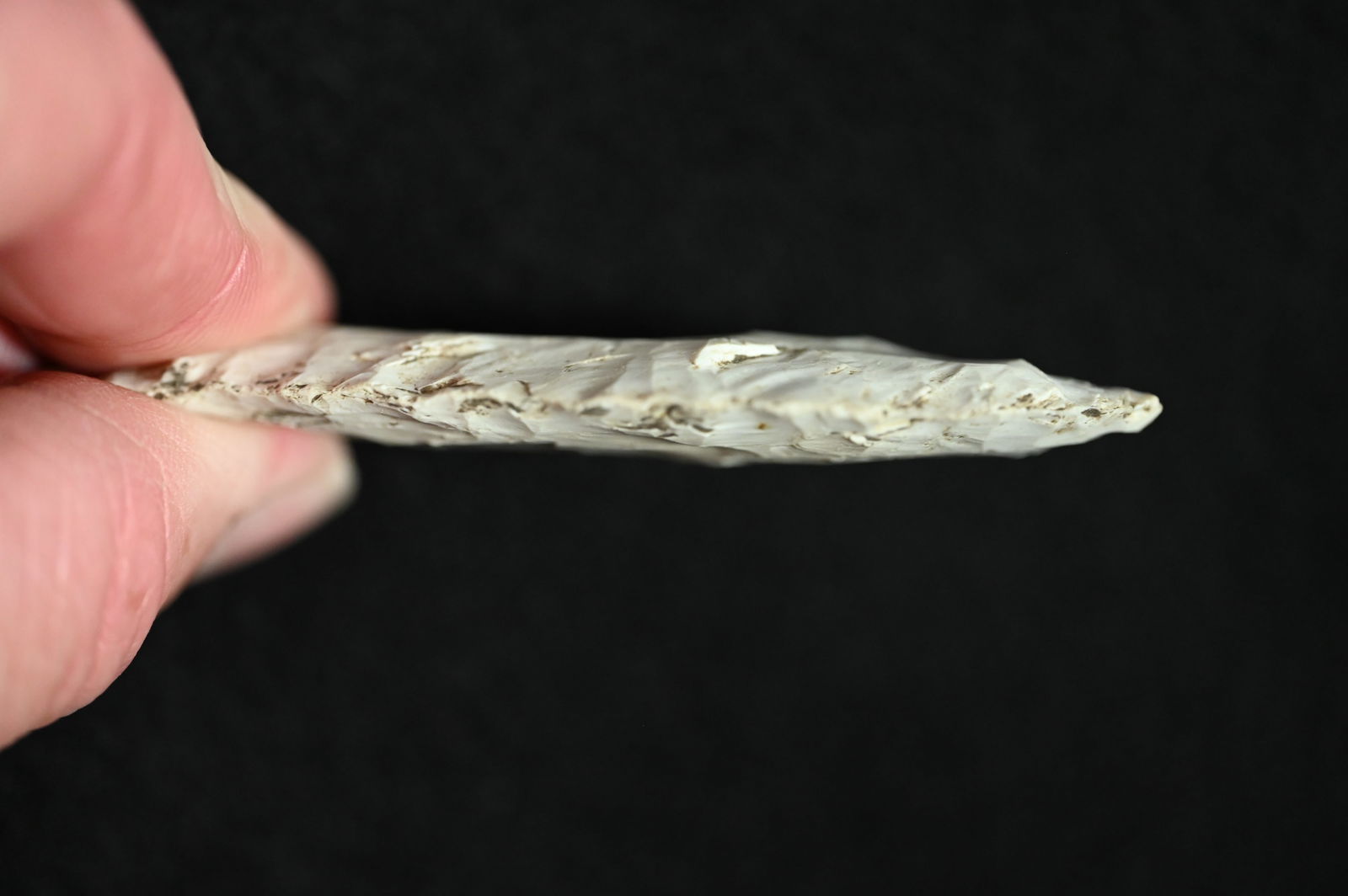 3 1/4" Clovis Arrowhead Modern Made. - 4