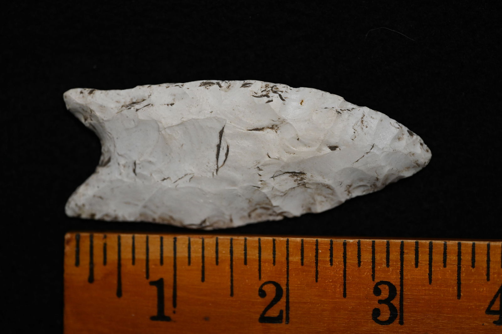 3 1/4" Clovis Arrowhead Modern Made. - 5