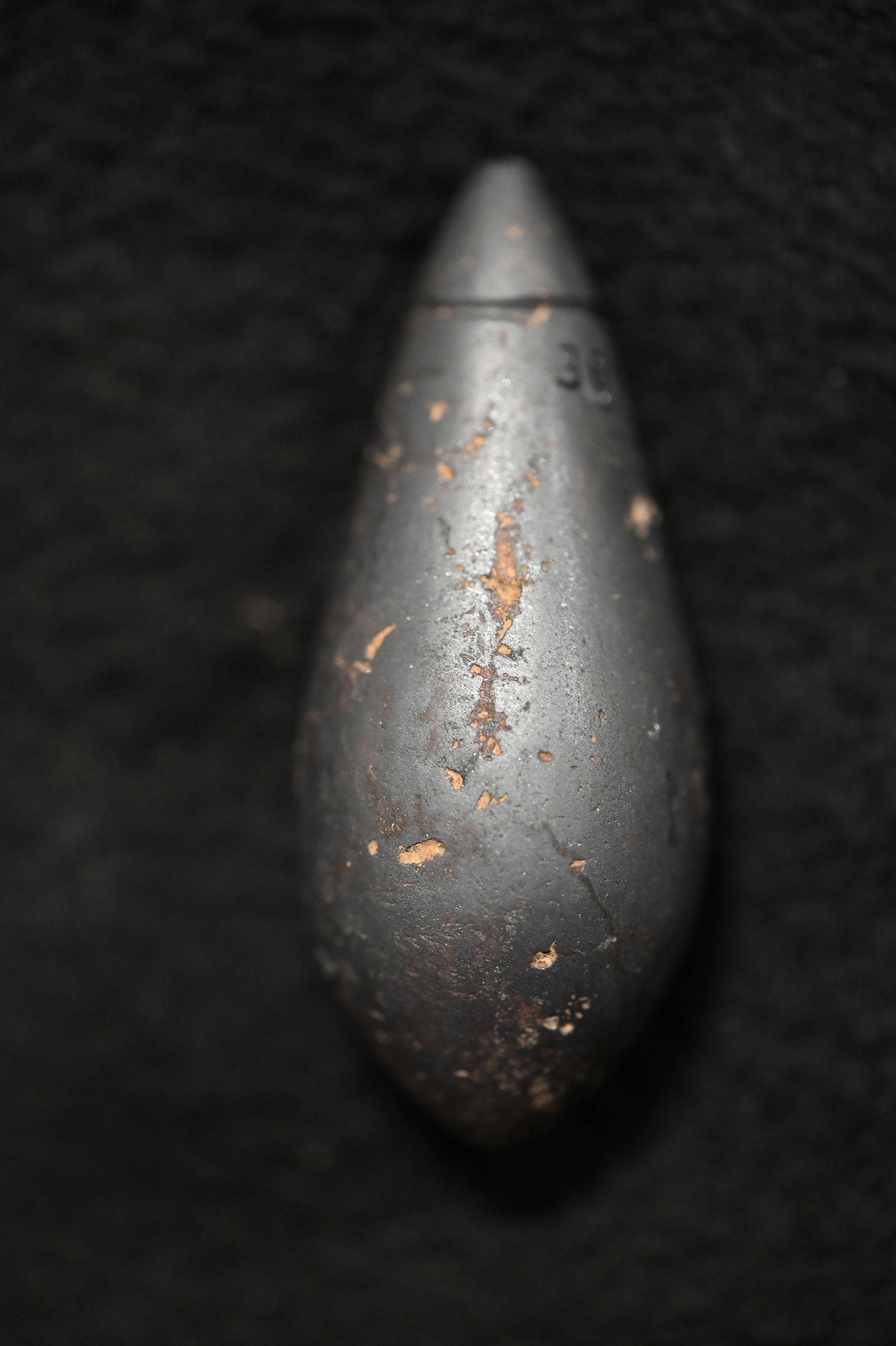 2 13/16" Hematite Plummet "Modern Made". (1 of 4)