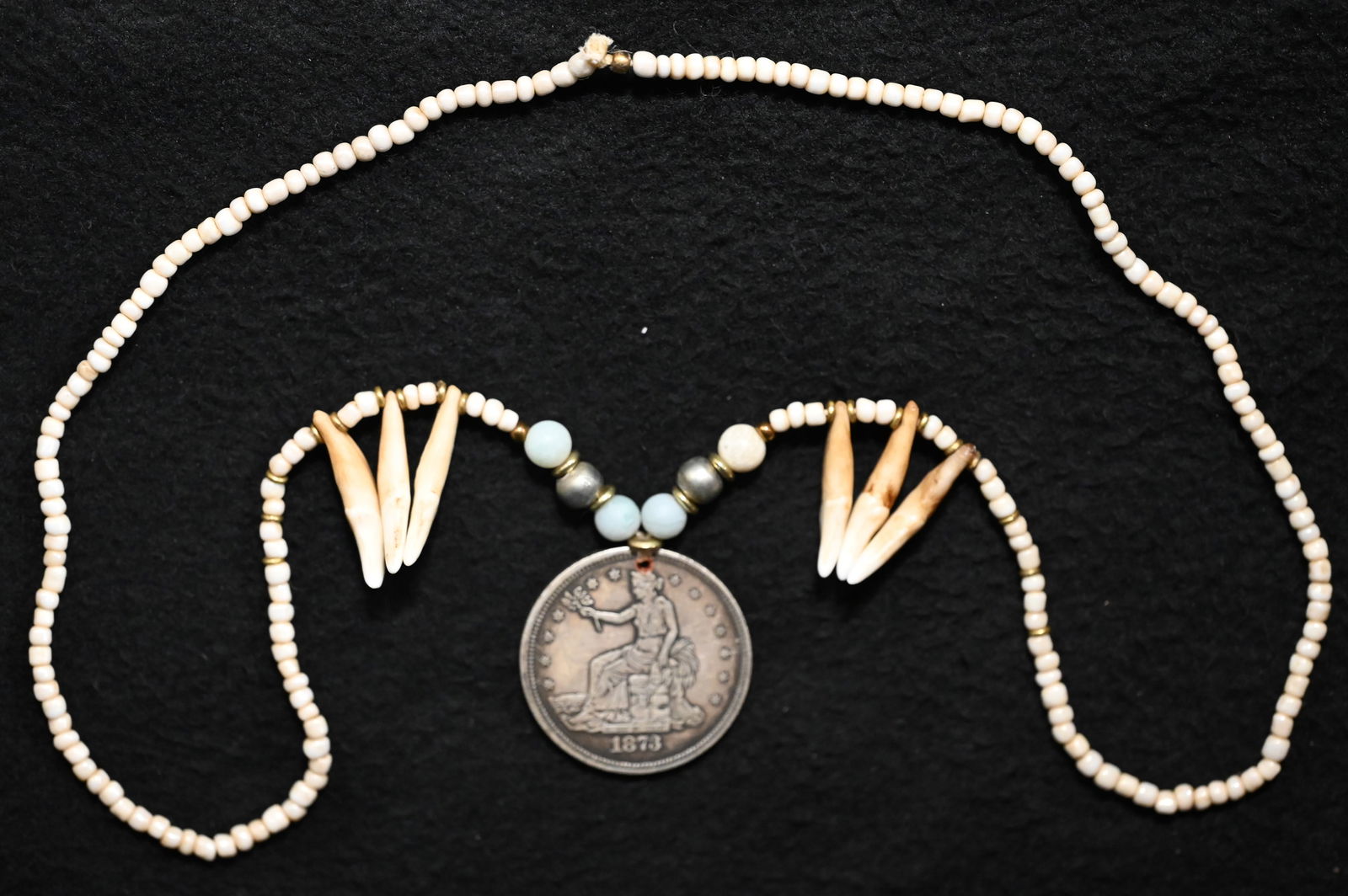 1873 Trade Dollar Necklace "Re-Strike" (1 of 7)