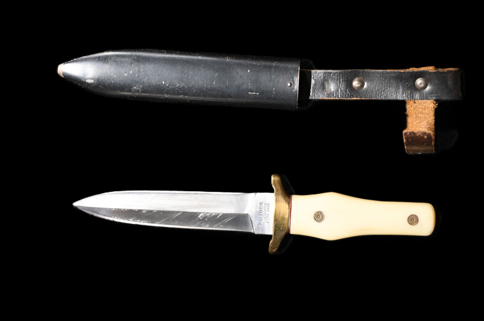 Khyber 2750 Dagger with metal sheath made in Japan. 9" Dagger 5" blade. (1 of 10)