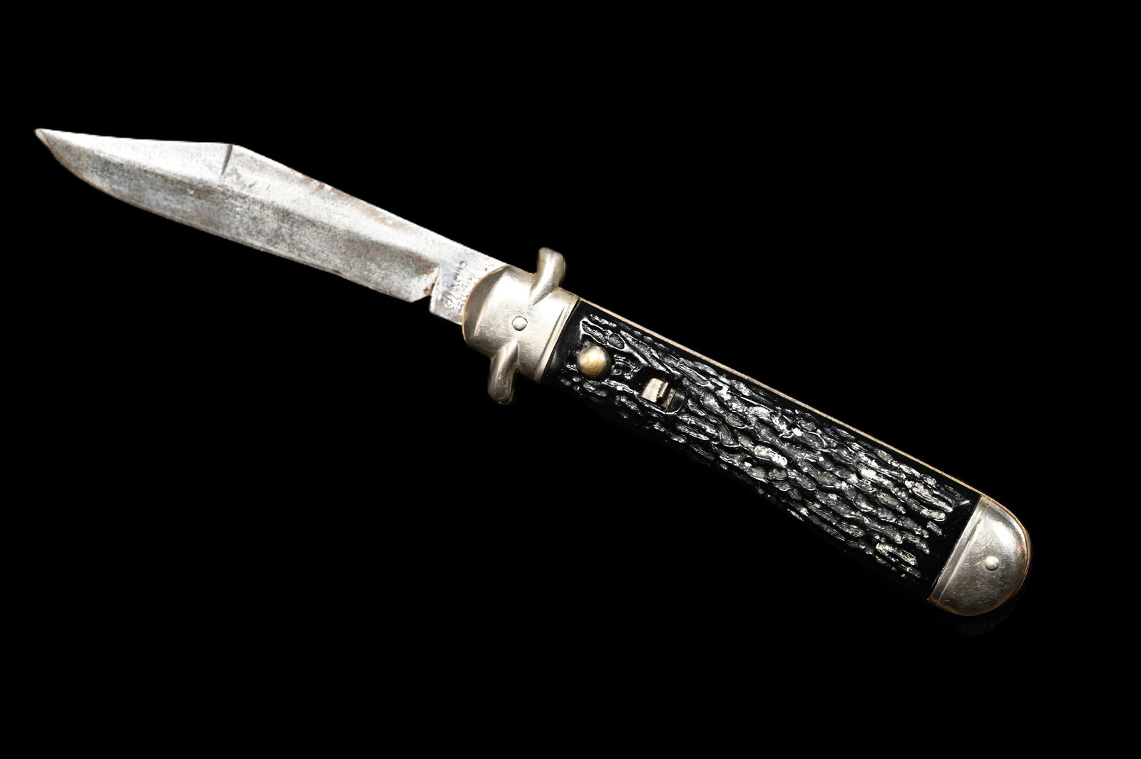 Shur-Snap Colonial Switchblade Knife 3 3/4" blade. Spring is broke. (1 of 8)