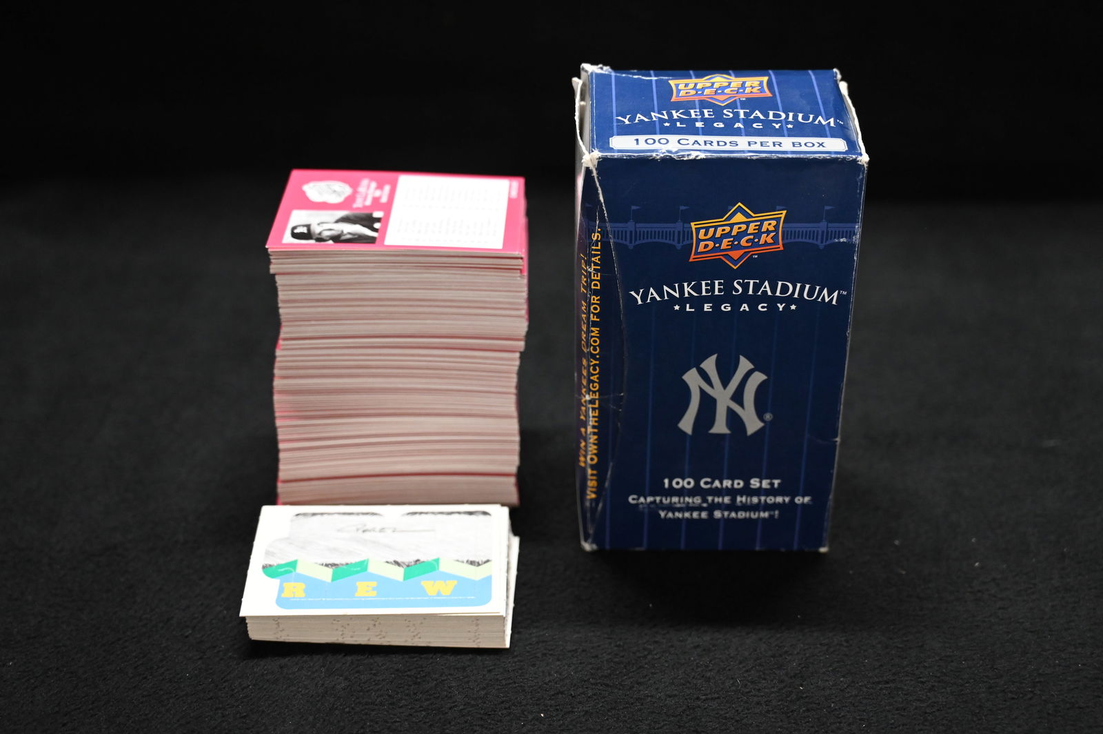2008 Upper Deck Yankee Stadium Legacy 100 Card Set & 1991 Donruss Studio Complete Set. (1 of 4)