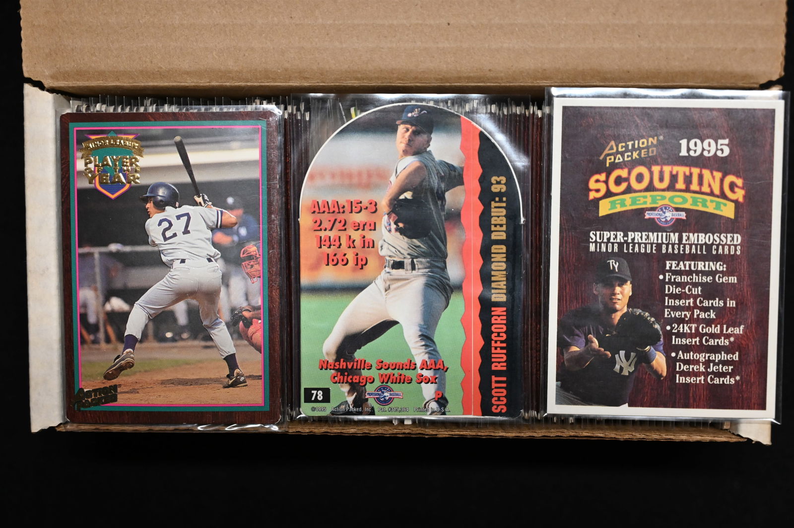 1995 Action Packed Baseball 2 Complete Sets. (1 of 3)