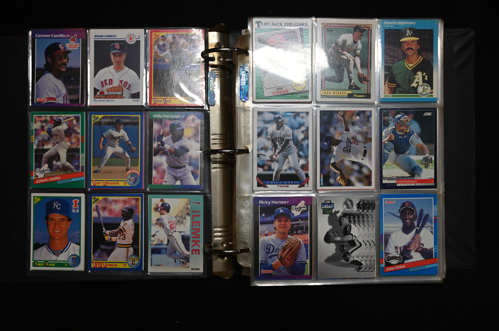 1980's-90's Baseball Card Album with Approx. 50 pages. (1 of 5)