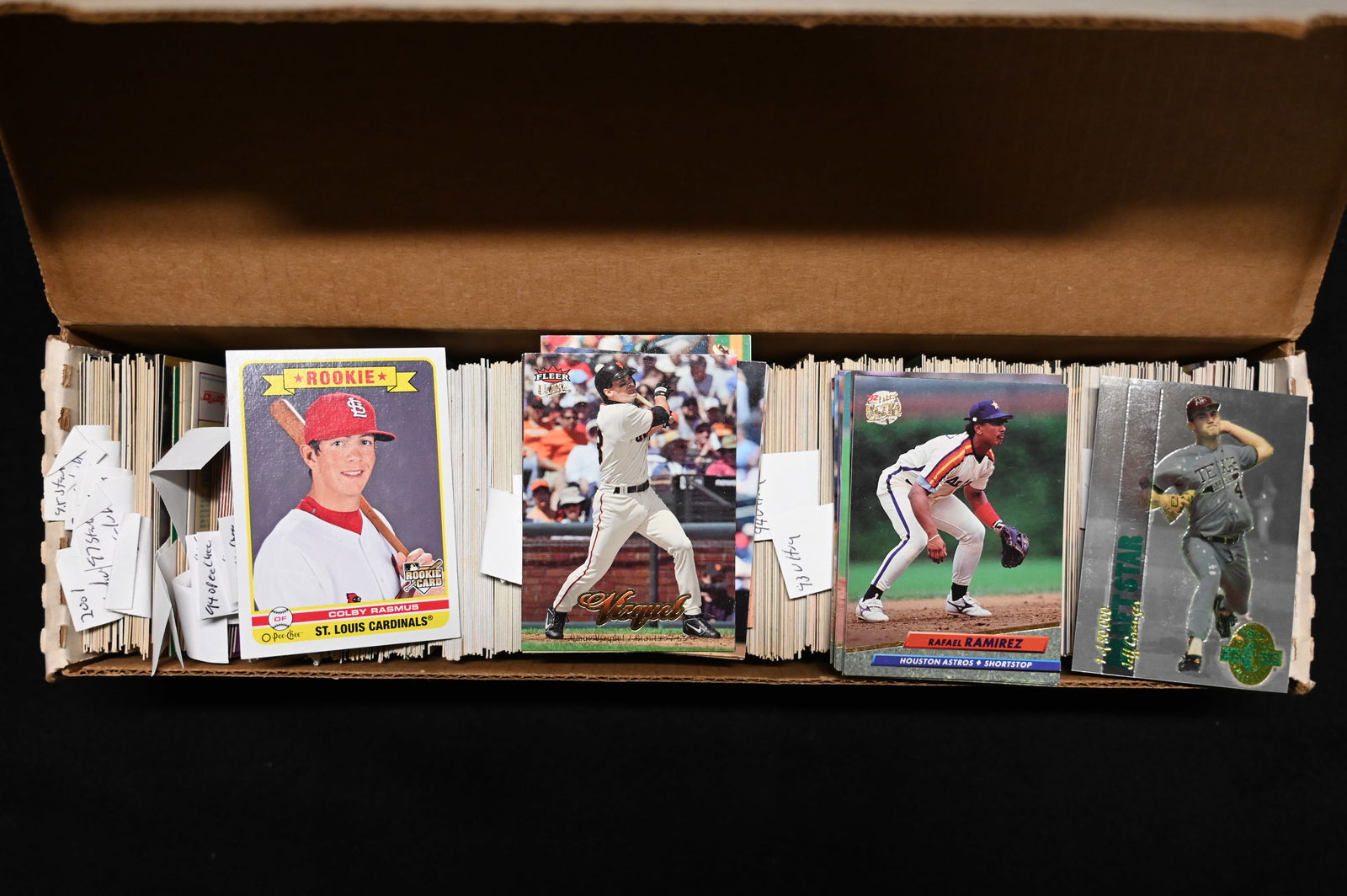 Approx. 800 Baseball Cards Mixed Group 1980's-2000's. (1 of 3)