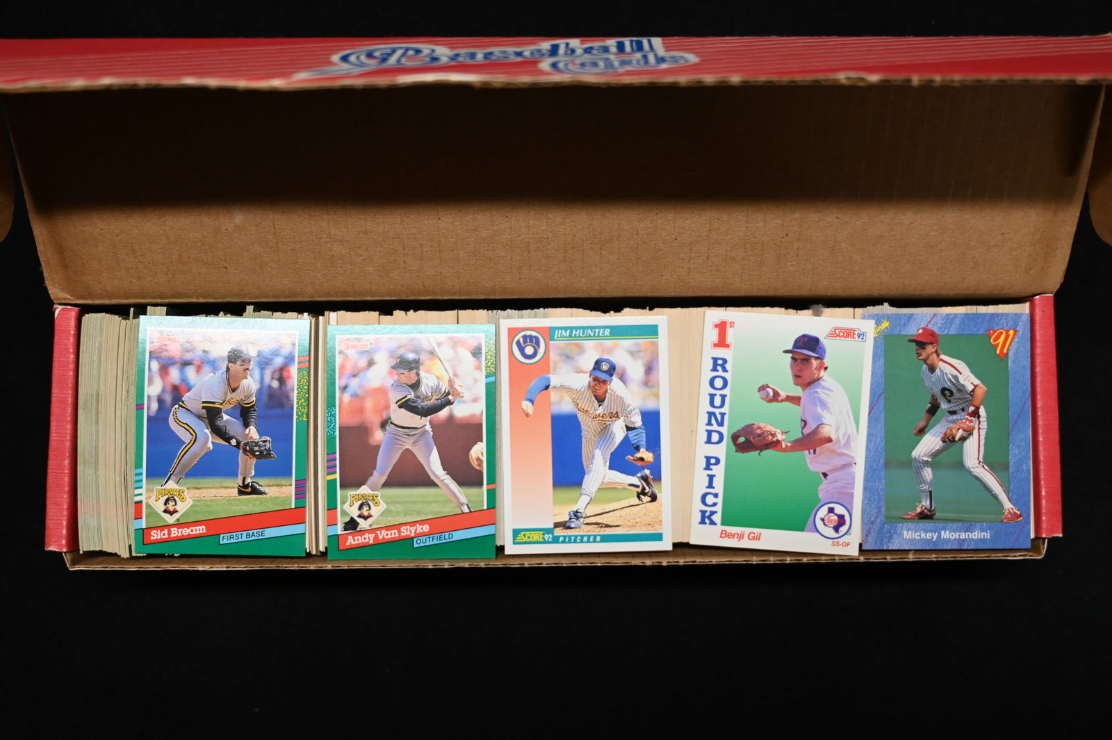 Approx. 800 Baseball Cards Mixed Group 1980's-2000's. (1 of 2)