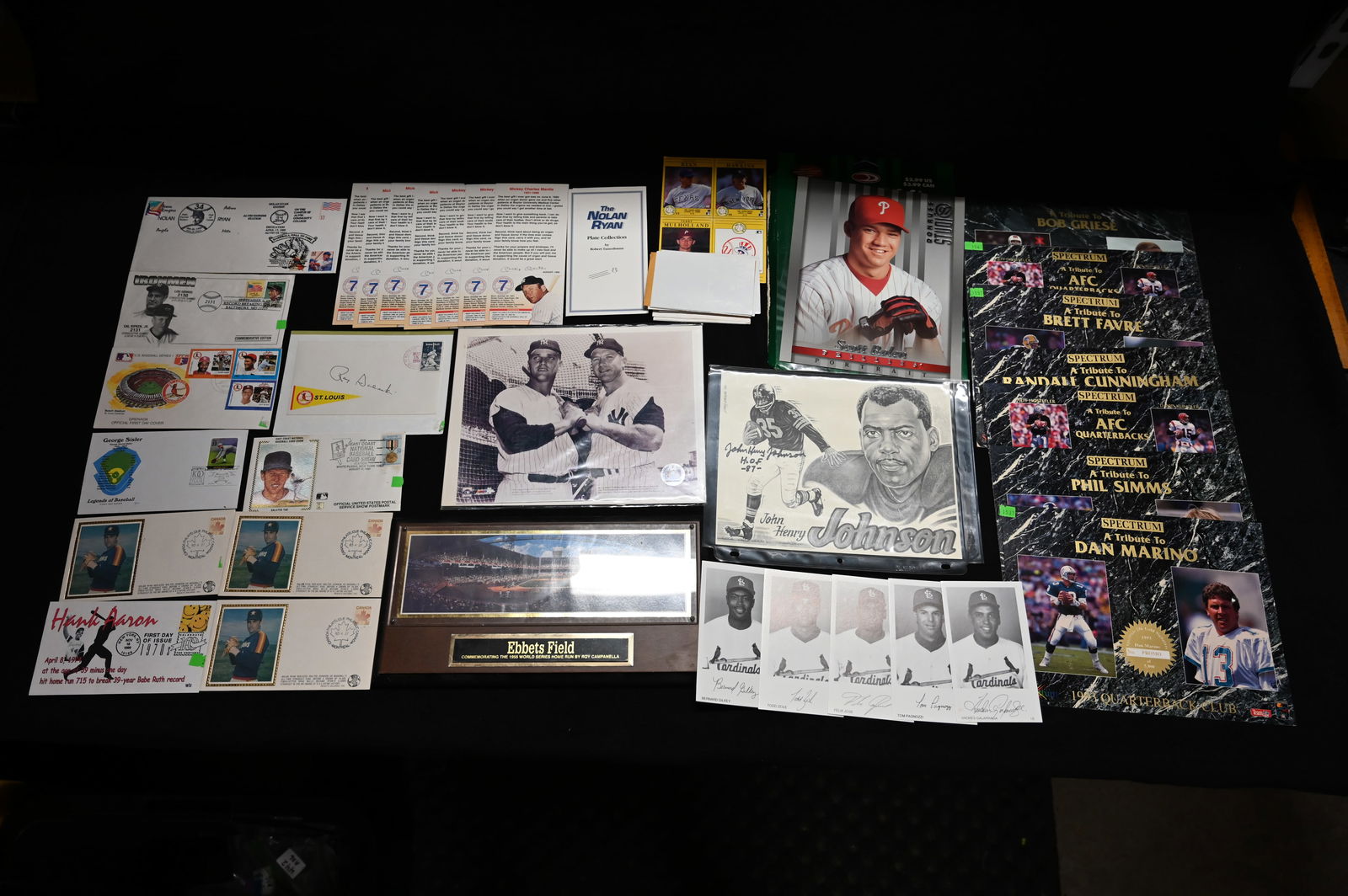 Large Group of Sports Memorabilia Some Signed. (1 of 10)