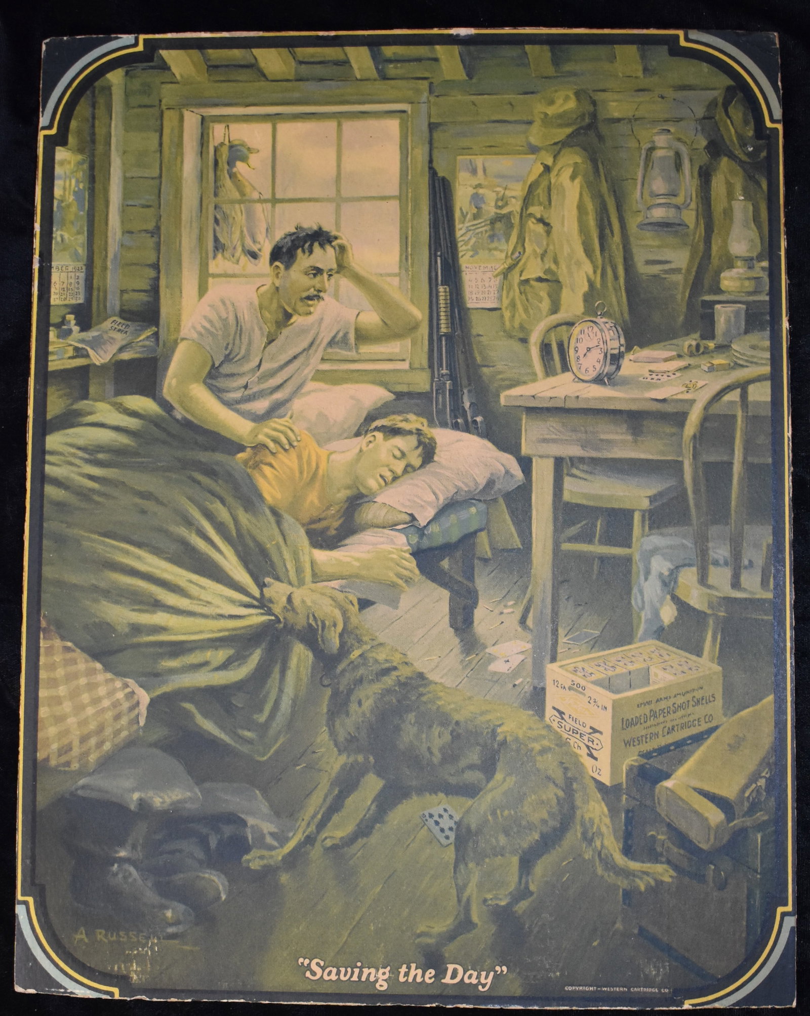 1923 Original Western Super X Store Display “Saving the Day" (1 of 11)