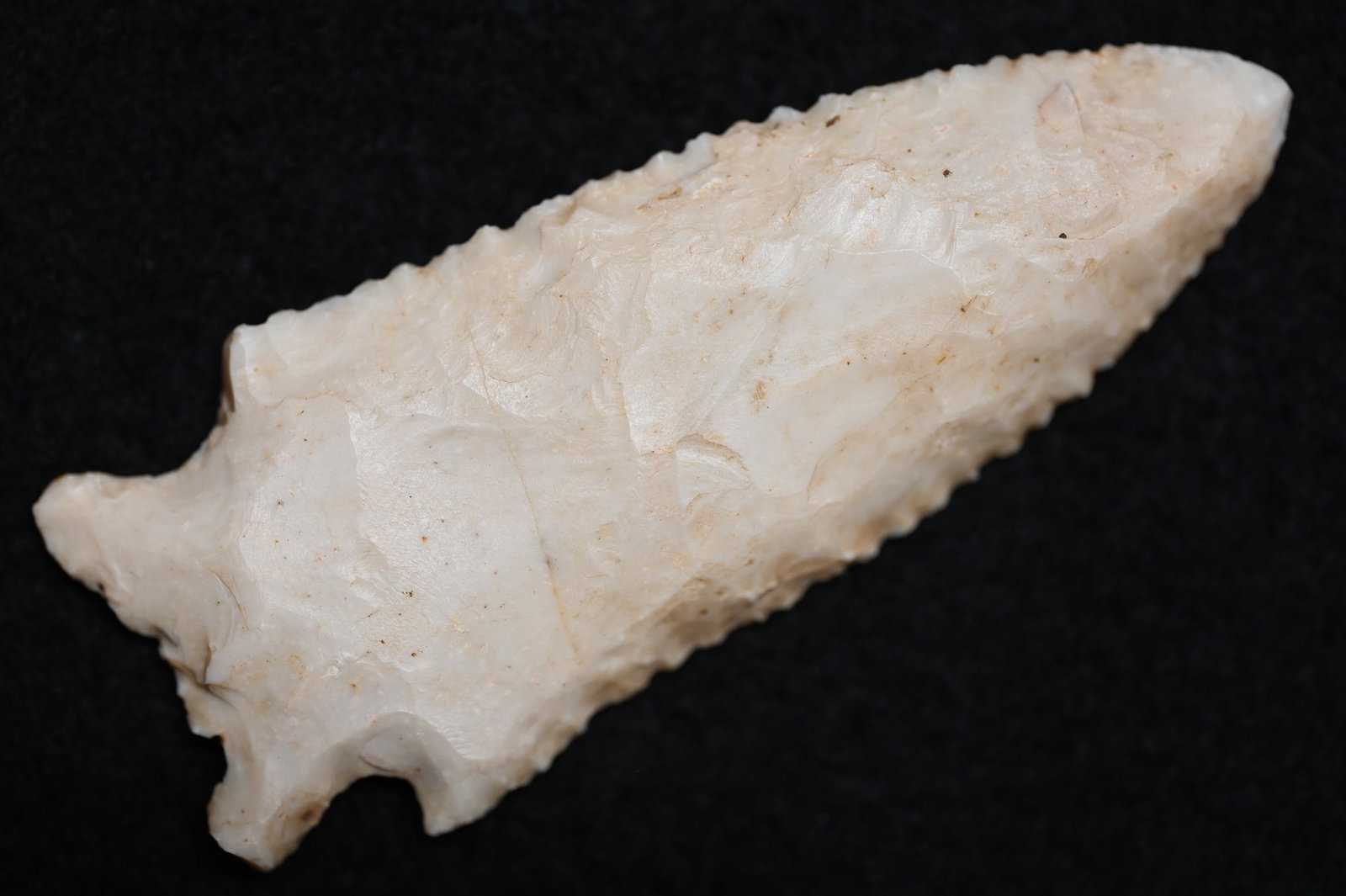 3 1/8" Stilwell Arrowhead Found in Lincoln Co. MO Ex: Donald Koehler Collection. (1 of 6)