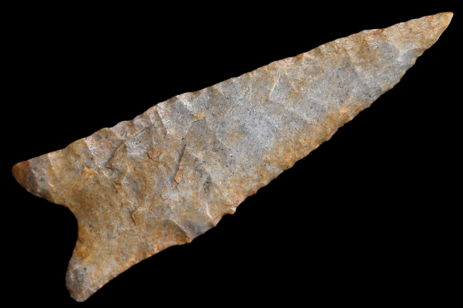 4 7/16" Creek Stained Dalton w/ Keele COA made out of Oolithic Chert Found in Pettis Co. Missouri. (1 of 6)