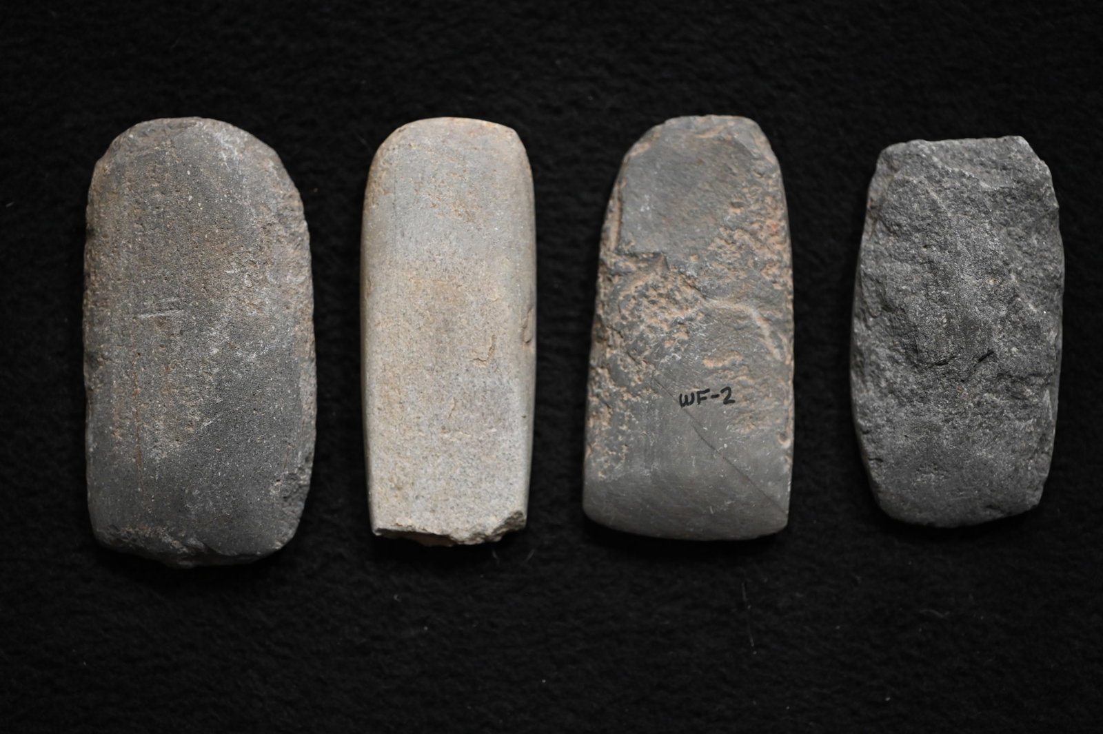 4 Slate Celts Found in Illinois 3 1/2" Longest. (1 of 3)