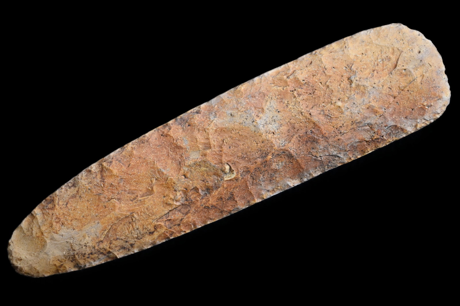 8 5/8" Creek Stained Sedalia Digger Found in Saline Co. Missouri Ex: George Wolf Collection. (1 of 5)