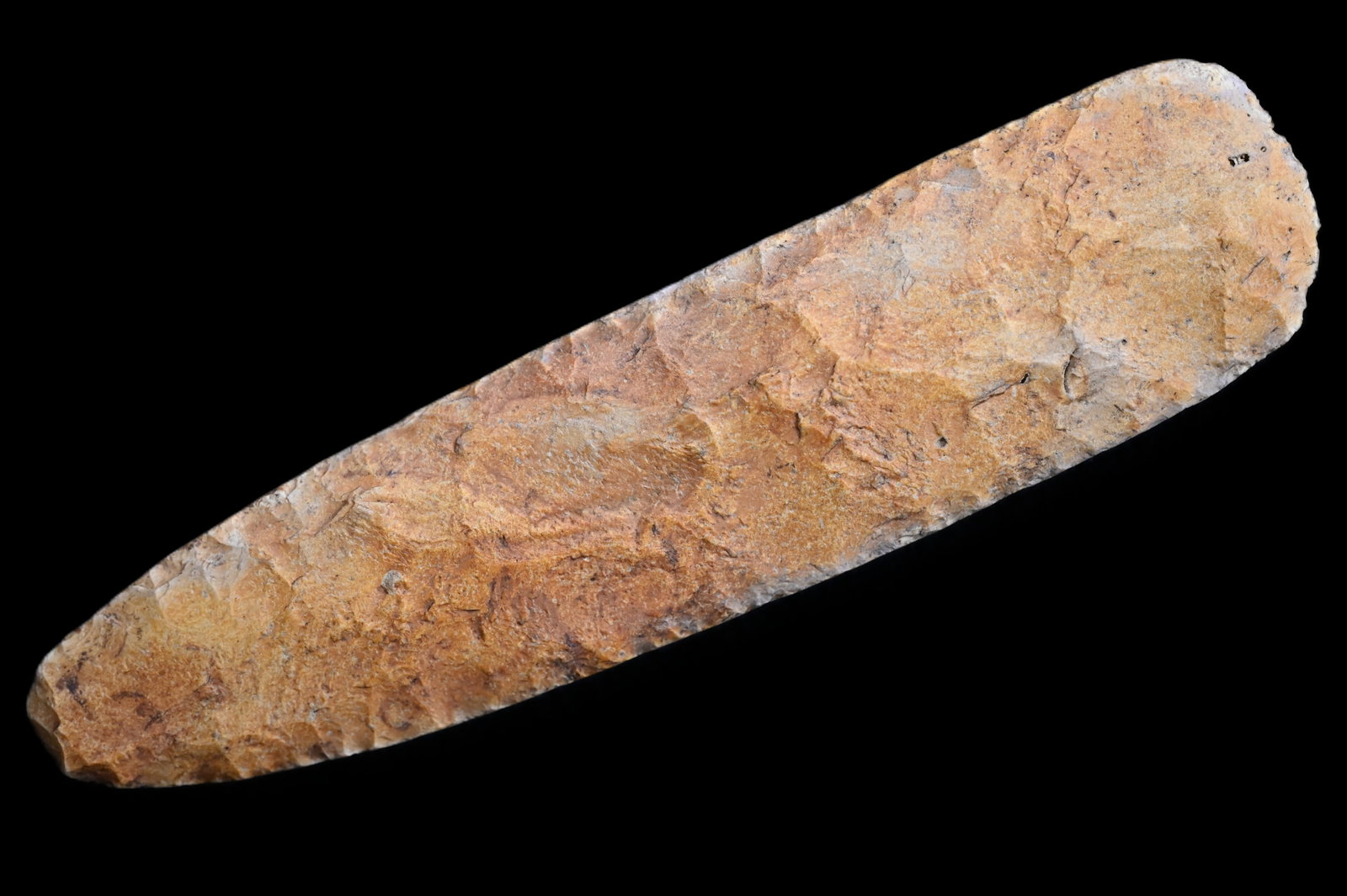 8 5/8" Creek Stained Sedalia Digger Found in Saline Co. Missouri Ex: George Wolf Collection. - 2