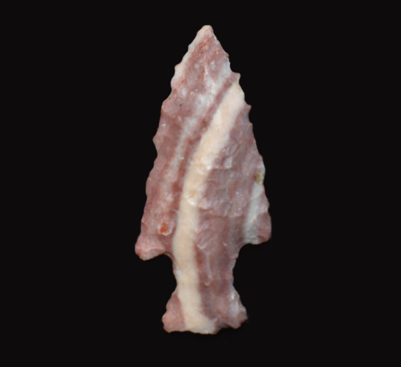 Multi-Color 1 1/16" Scallorn Arrowhead found in Pettis Co., Missouri (1 of 7)