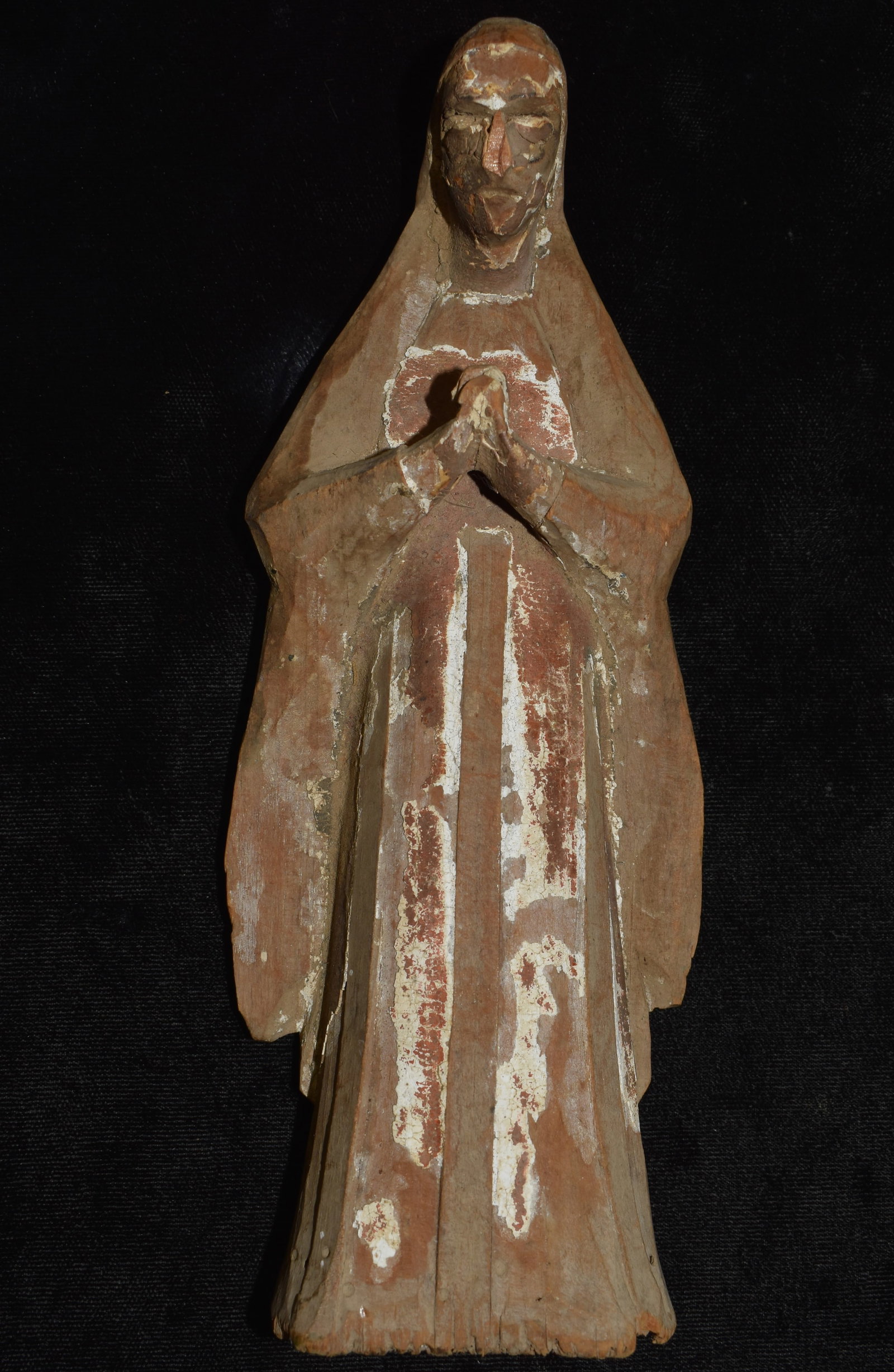 16th to 18th Century Spanish Colonial Carved Wooden Devotional Figure - Ex Douglas Graham Collection (1 of 7)
