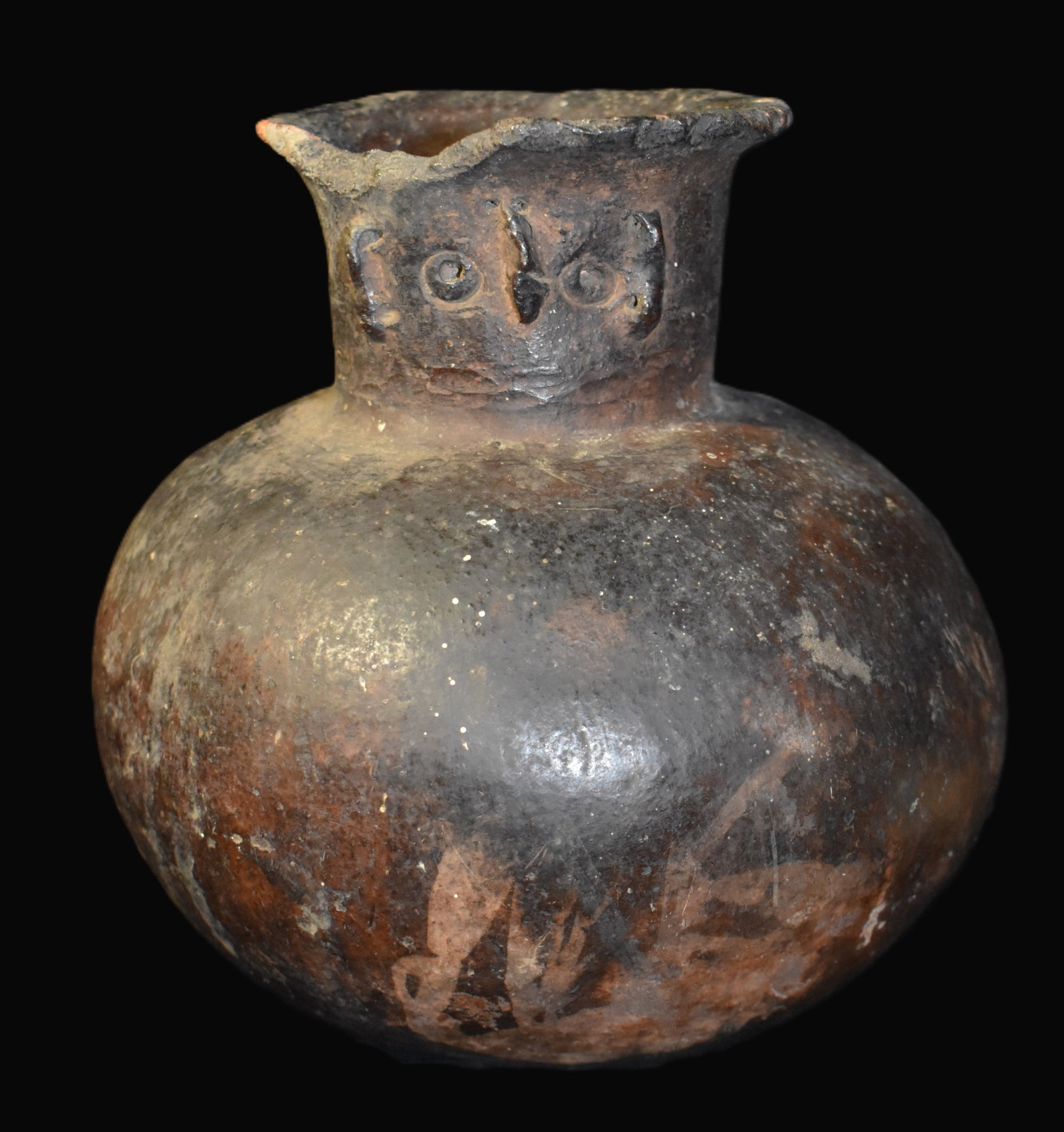 Pre-Columbian Maya Vessel with Anthropomorphic Face (1 of 10)