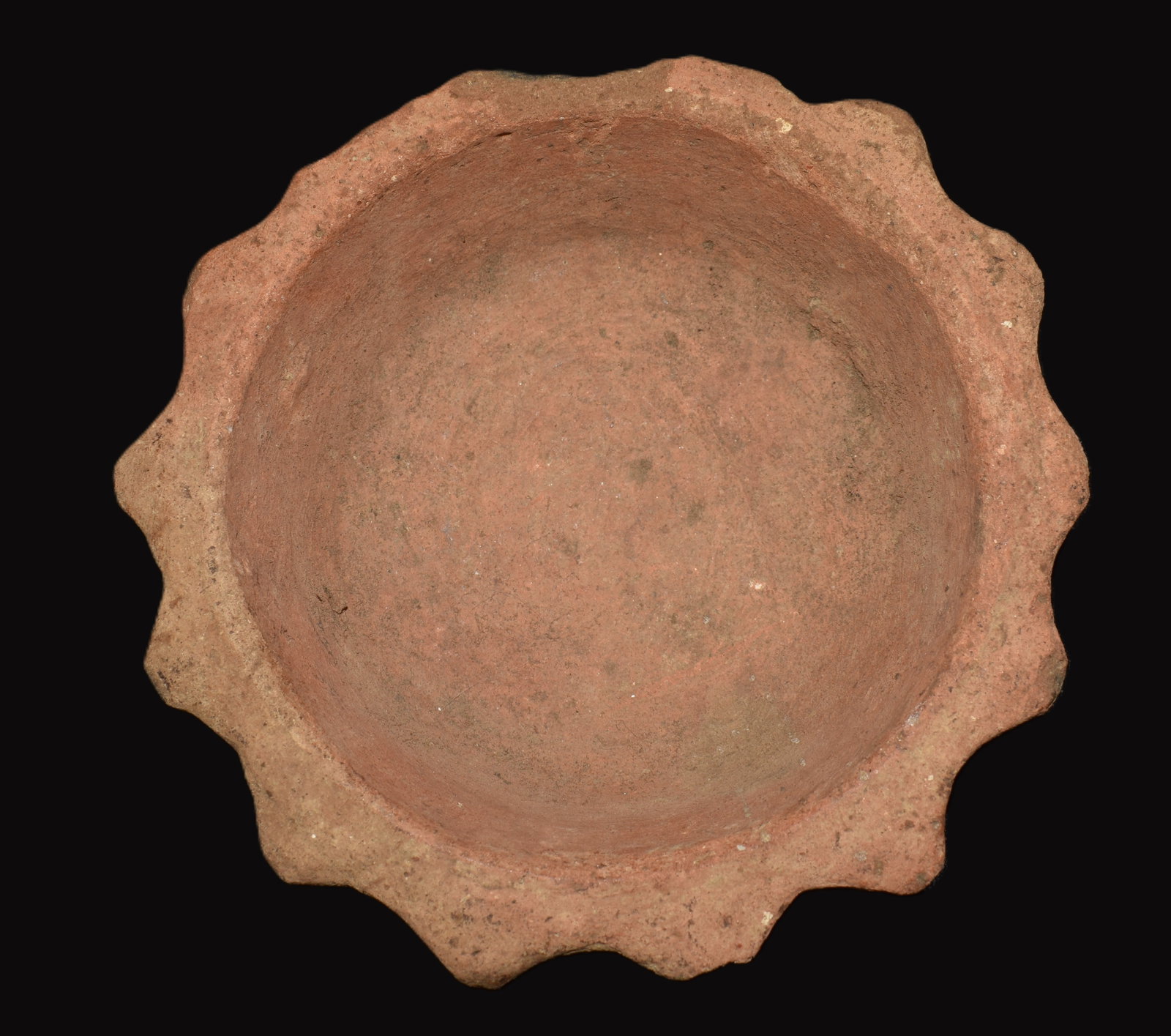 Pre-Columbian Maya Open Bowl (Sun?Disk Form), 500–900 CE (1 of 7)