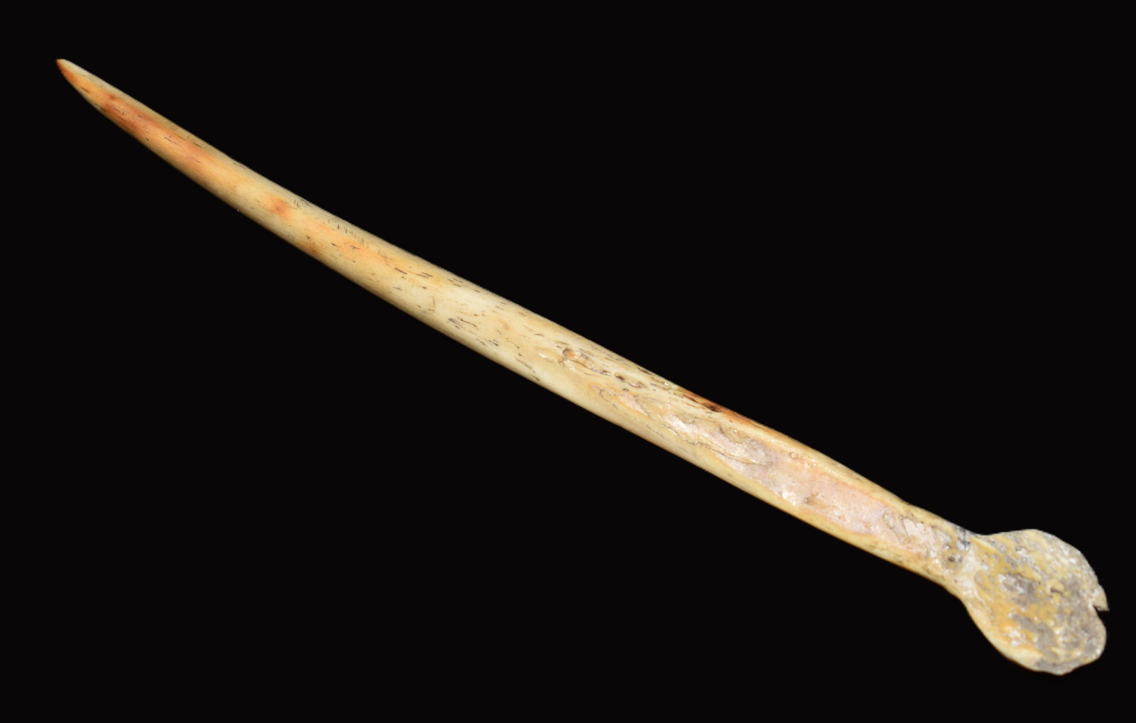 4 1/4" Prehistoric Native American Bone Awl, Long Tapered Form (1 of 5)