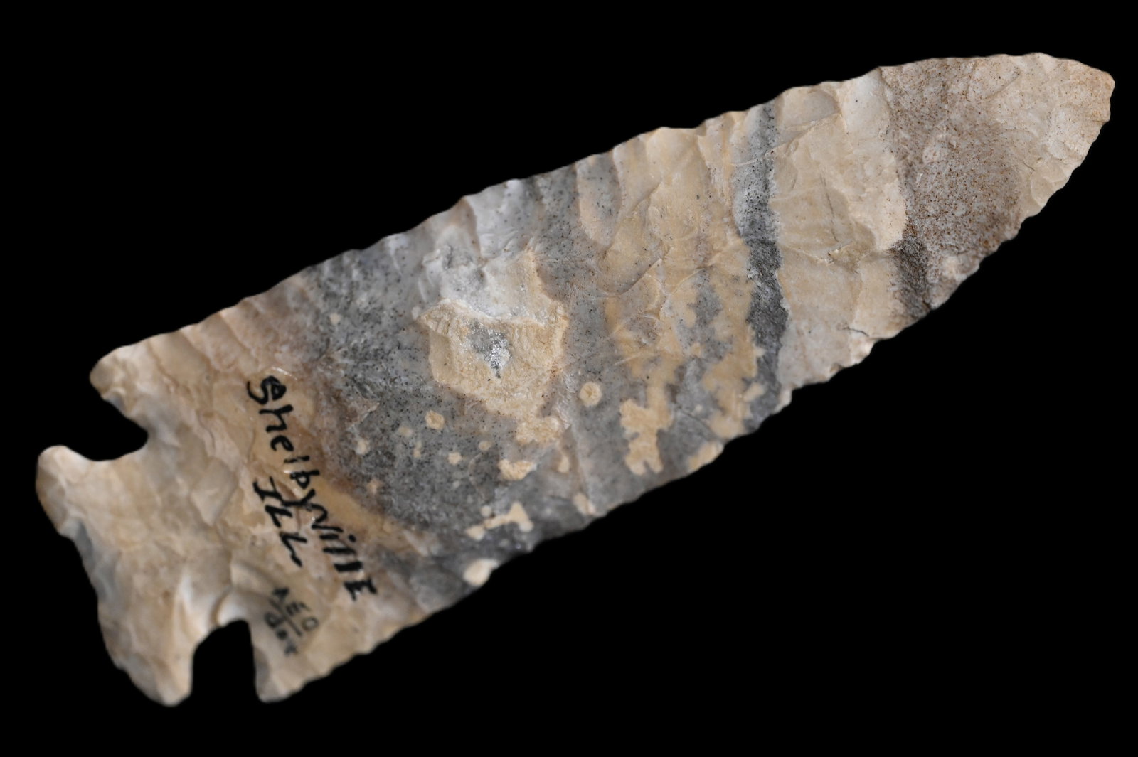 4 7/16" Hardin Knobbed 4x COA's Found in Shelby Co. Illinois Ex: Al Kennedy, Ray Arnett Collections. (1 of 9)