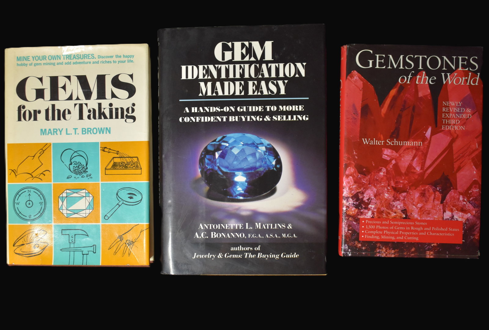 Gemology Reference Book Lot – 3 Hardcovers w/ Dust Jackets – Excellent Condition (1 of 9)