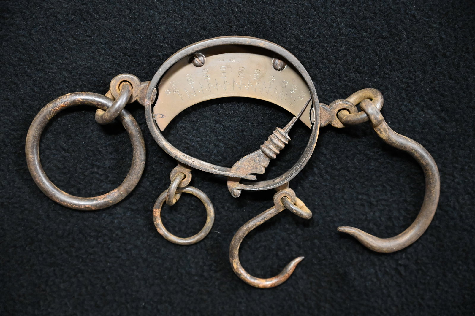 Buffalo Hide Scale Metal/Brass Circa 1800's. (1 of 5)